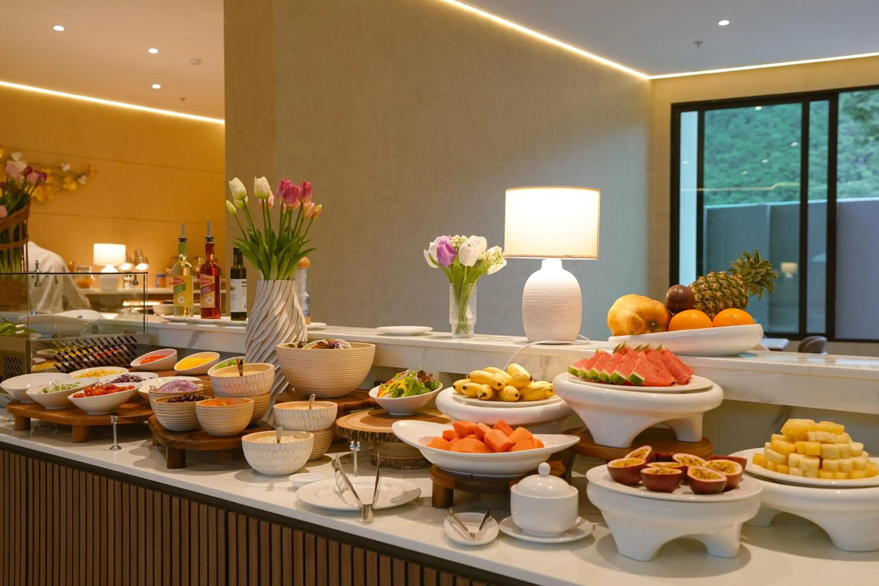 Buffet breakfast in Viewpoint Khaoyai Hotel