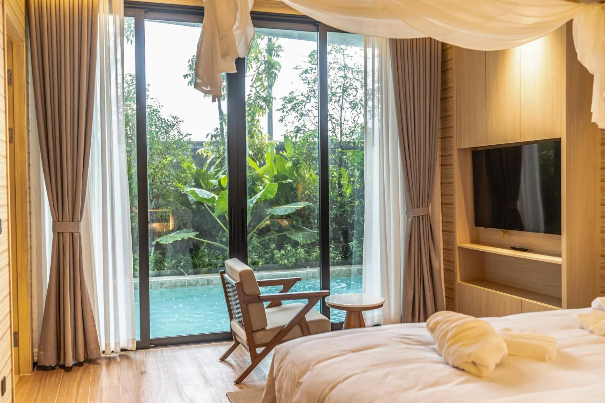 Bed in Viewpoint Khaoyai Hotel