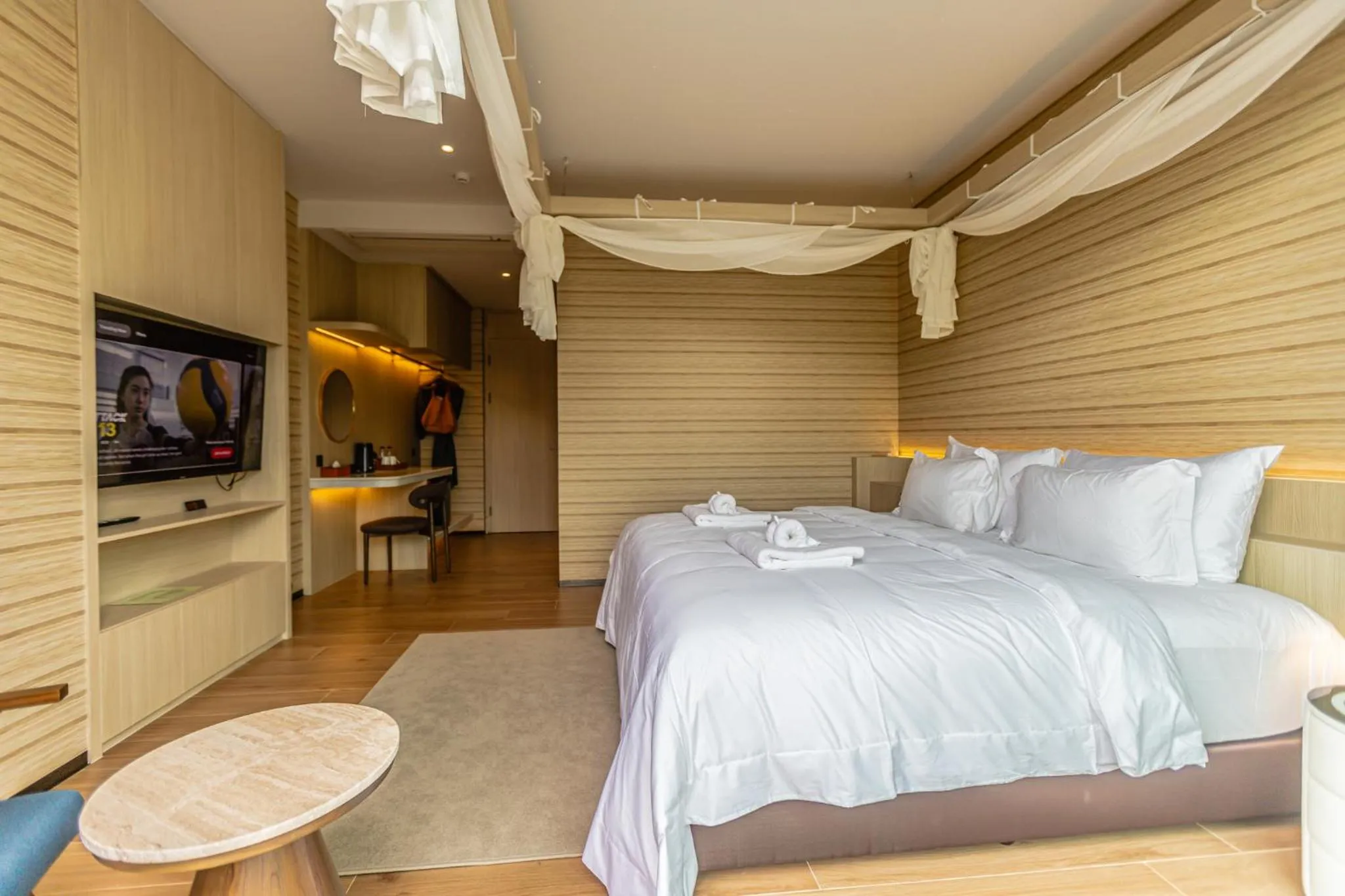 Bed in Viewpoint Khaoyai Hotel