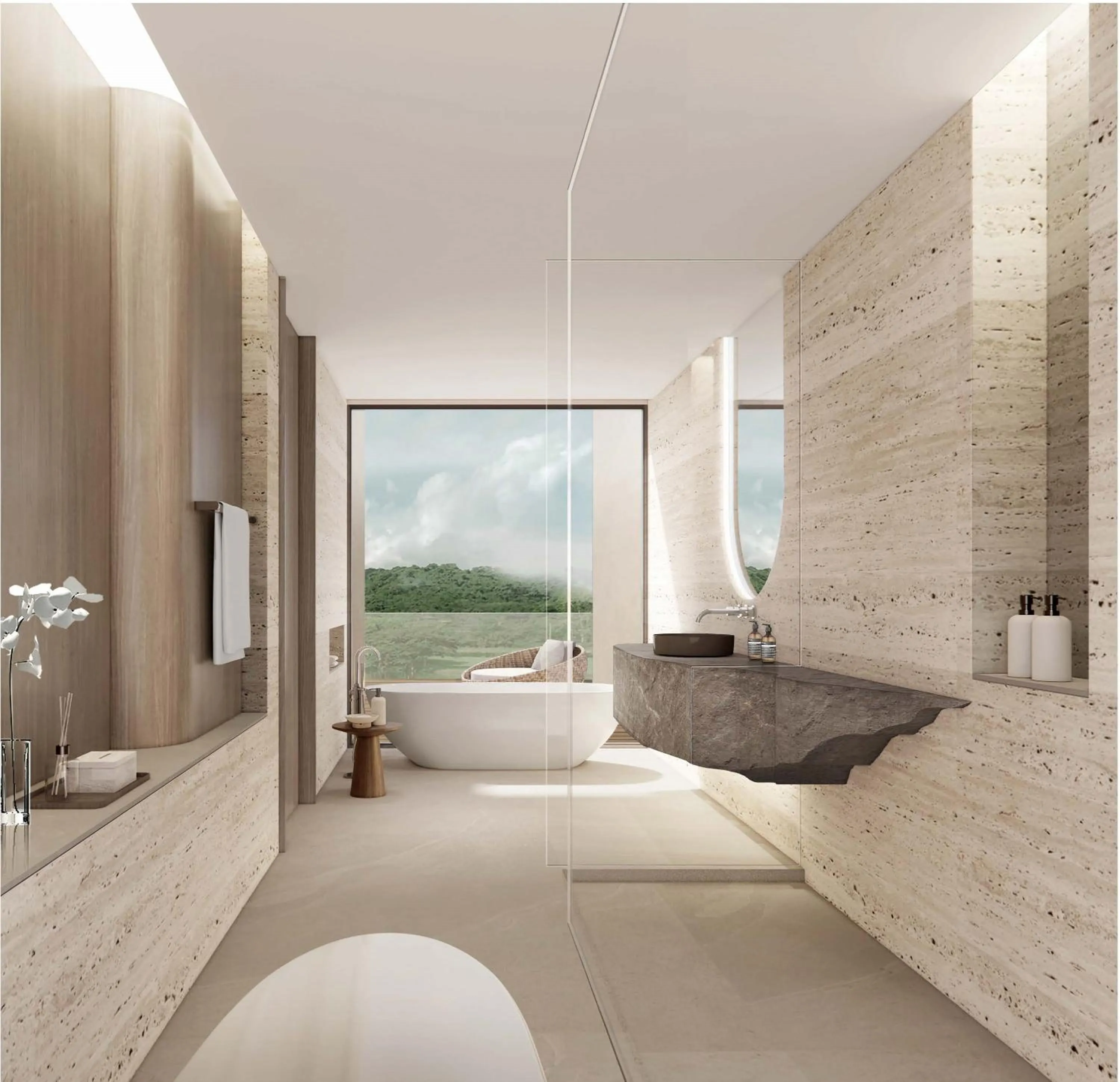 Bath in Viewpoint Khaoyai Hotel