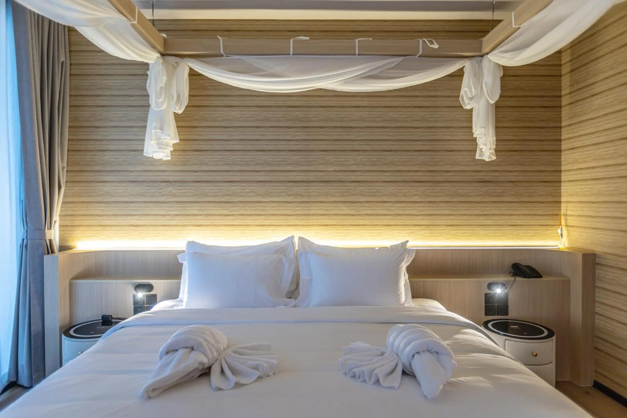 Bed in Viewpoint Khaoyai Hotel