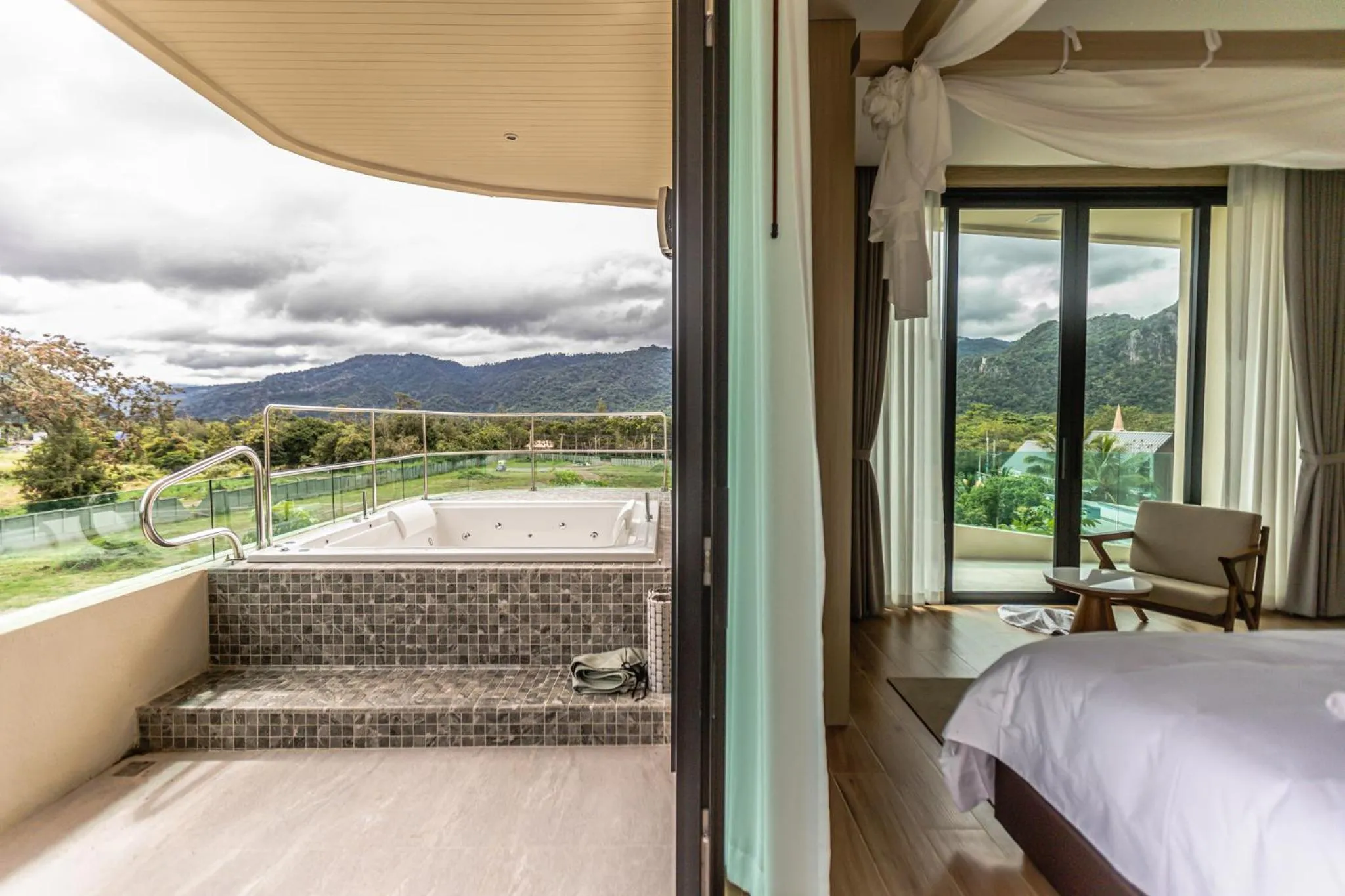 Bed in Viewpoint Khaoyai Hotel