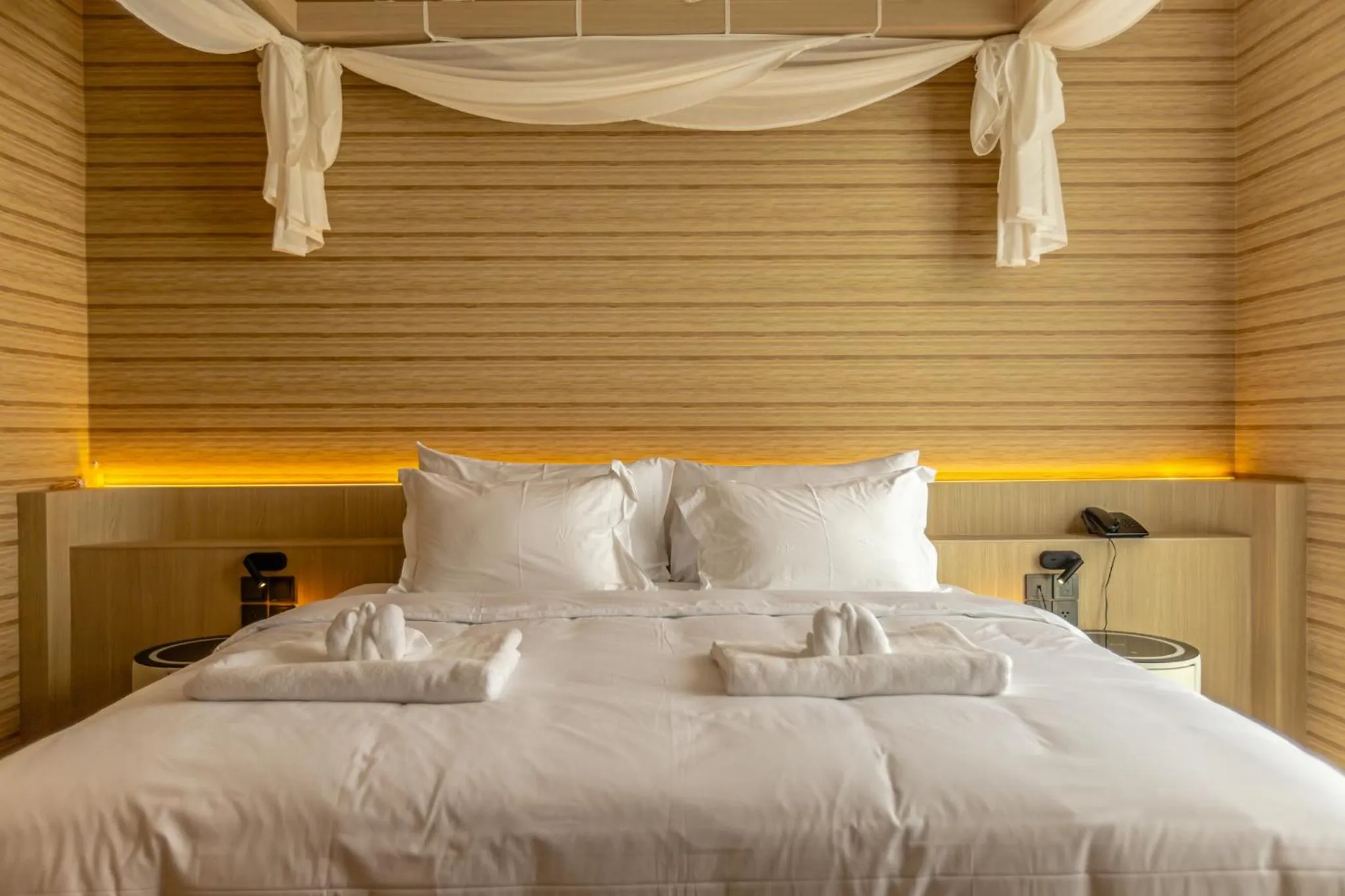 Bed in Viewpoint Khaoyai Hotel