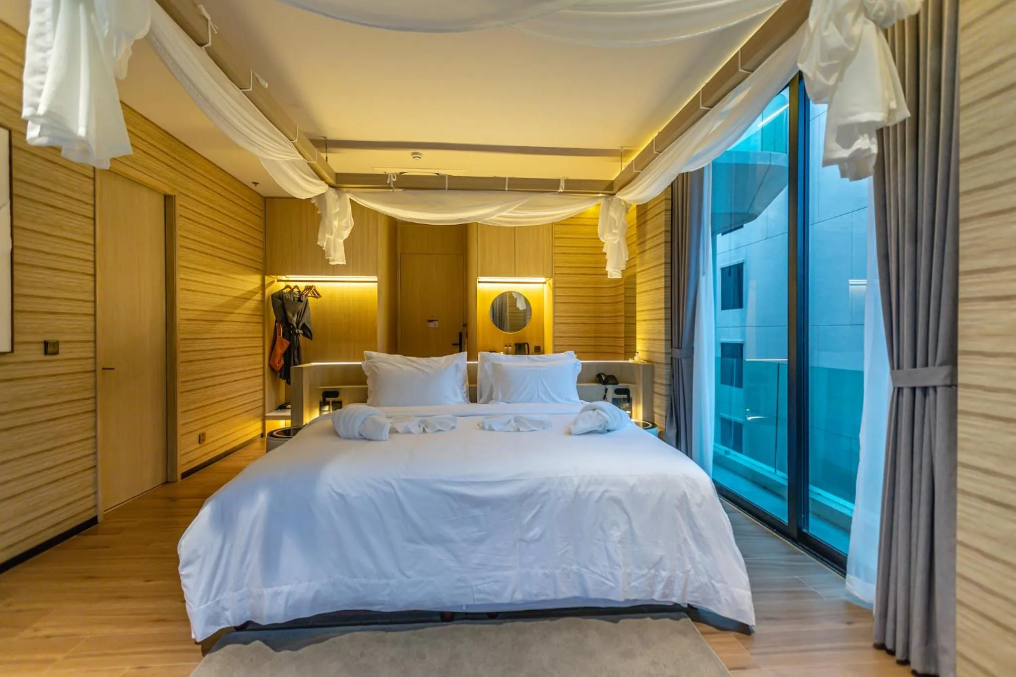 Bed in Viewpoint Khaoyai Hotel