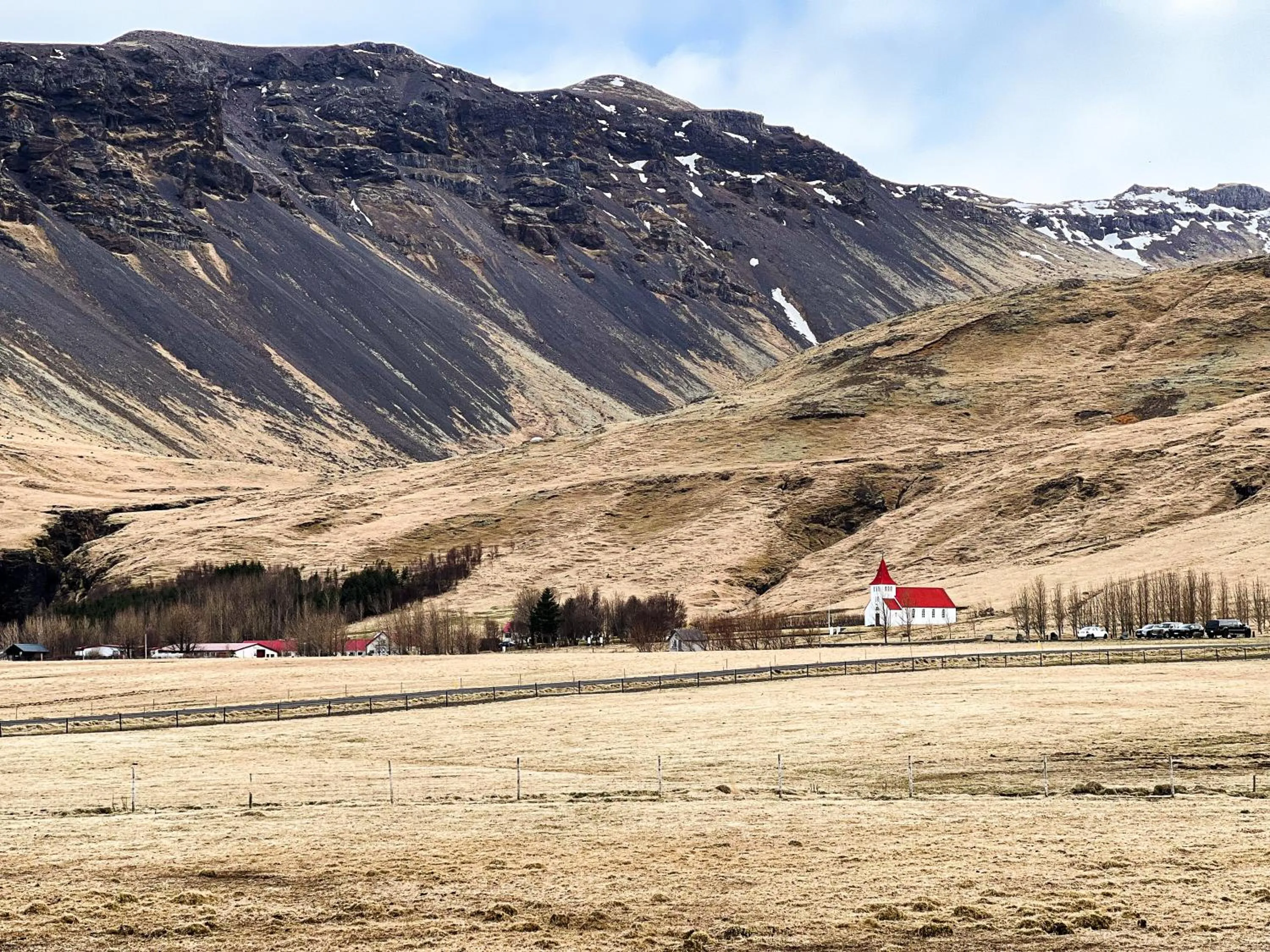 Natural landscape in Skogar Hostel