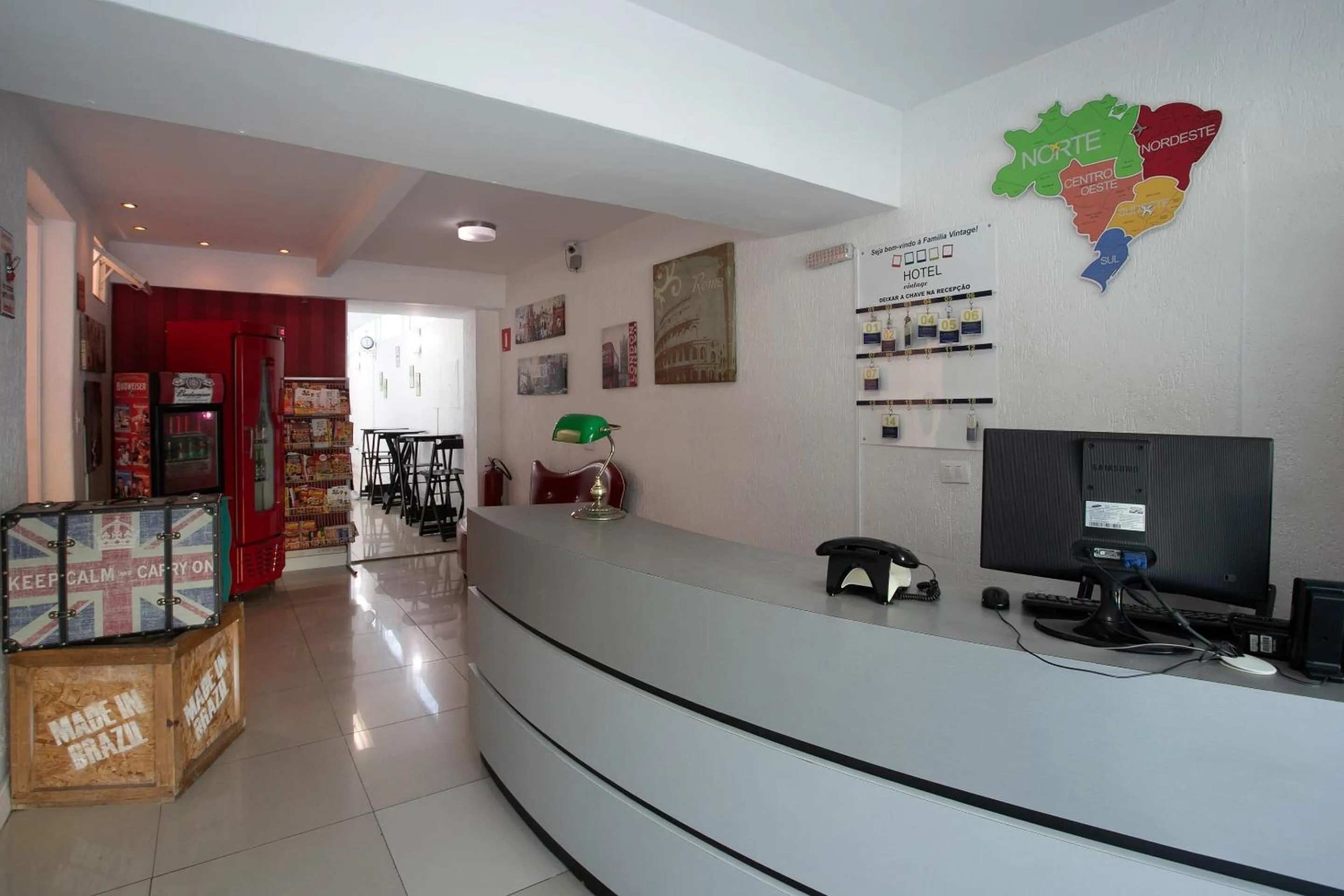 Lobby or reception in Hotel Vintage SP