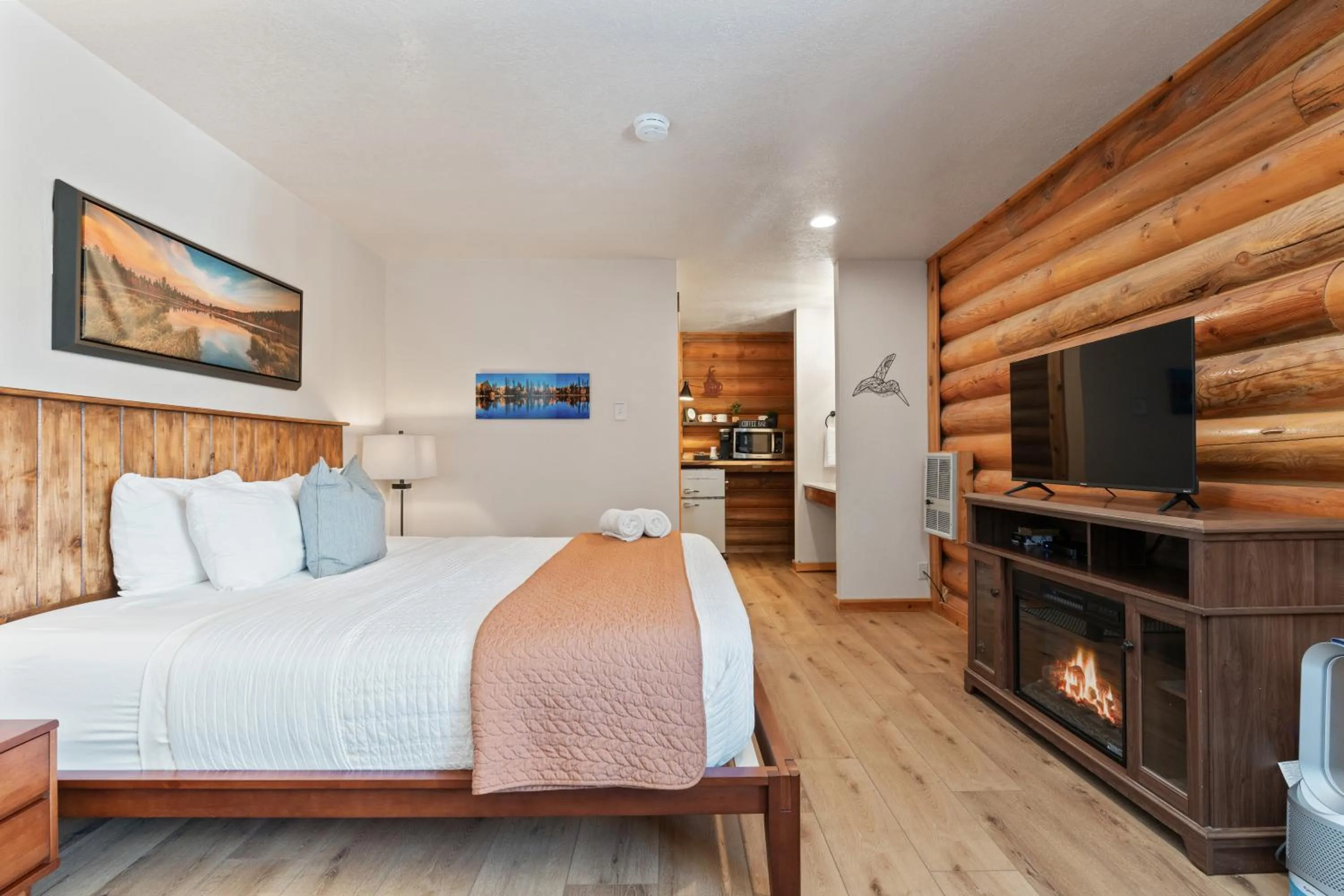 Bed in Duck Creek Village Inn