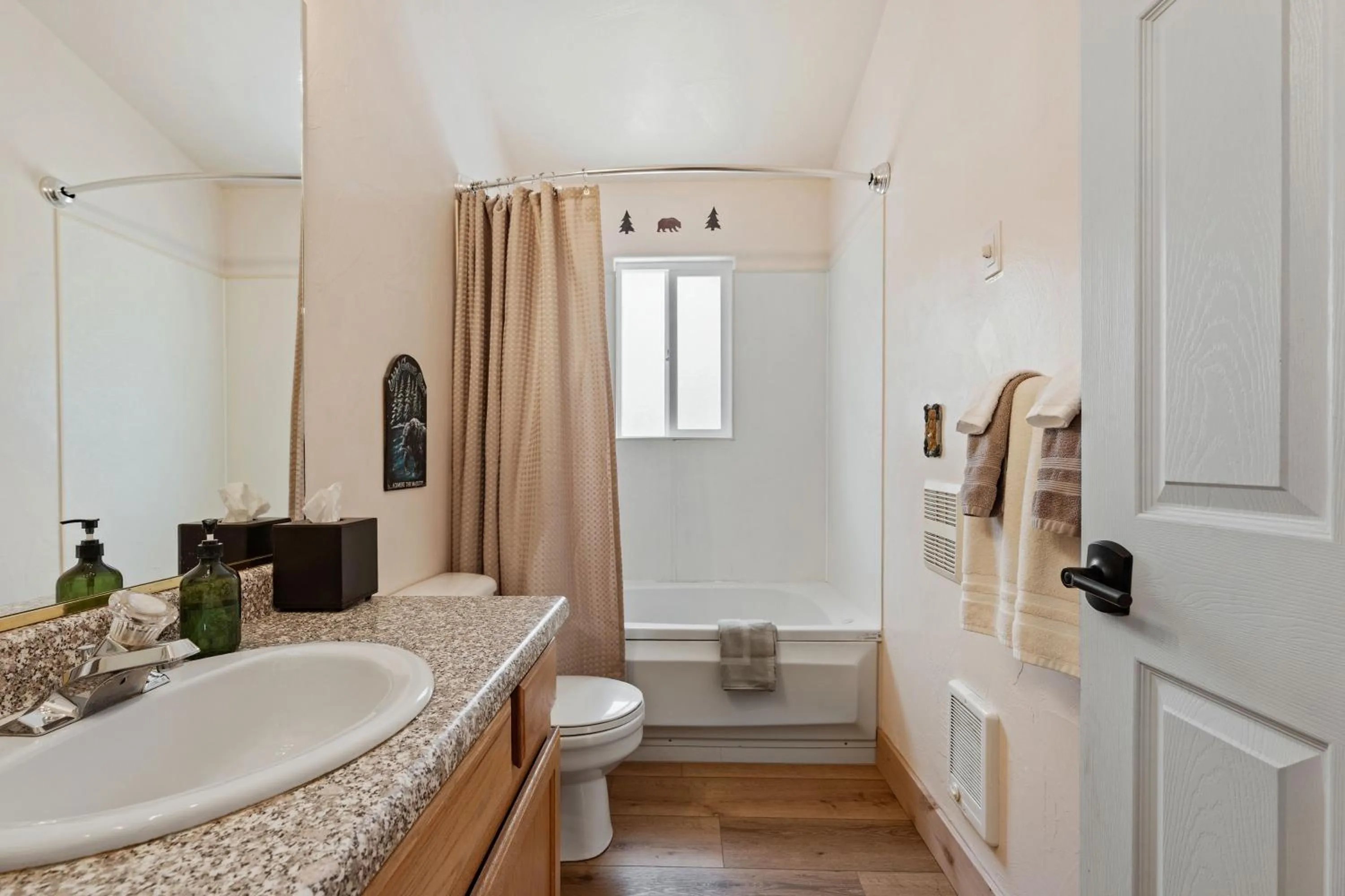 Shower in Duck Creek Village Inn