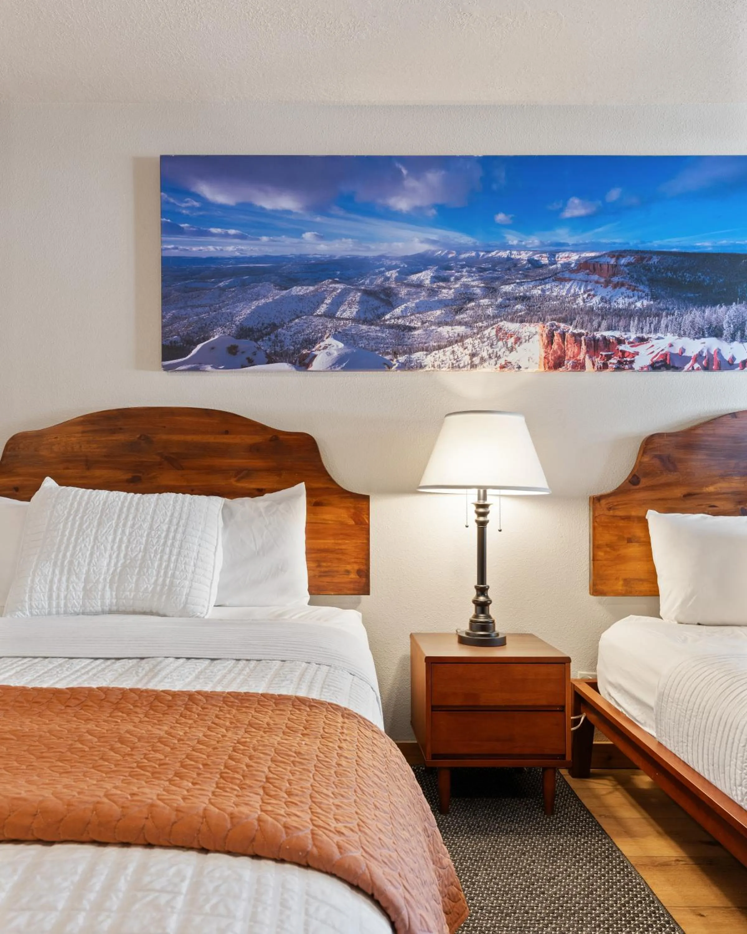 Bed in Duck Creek Village Inn