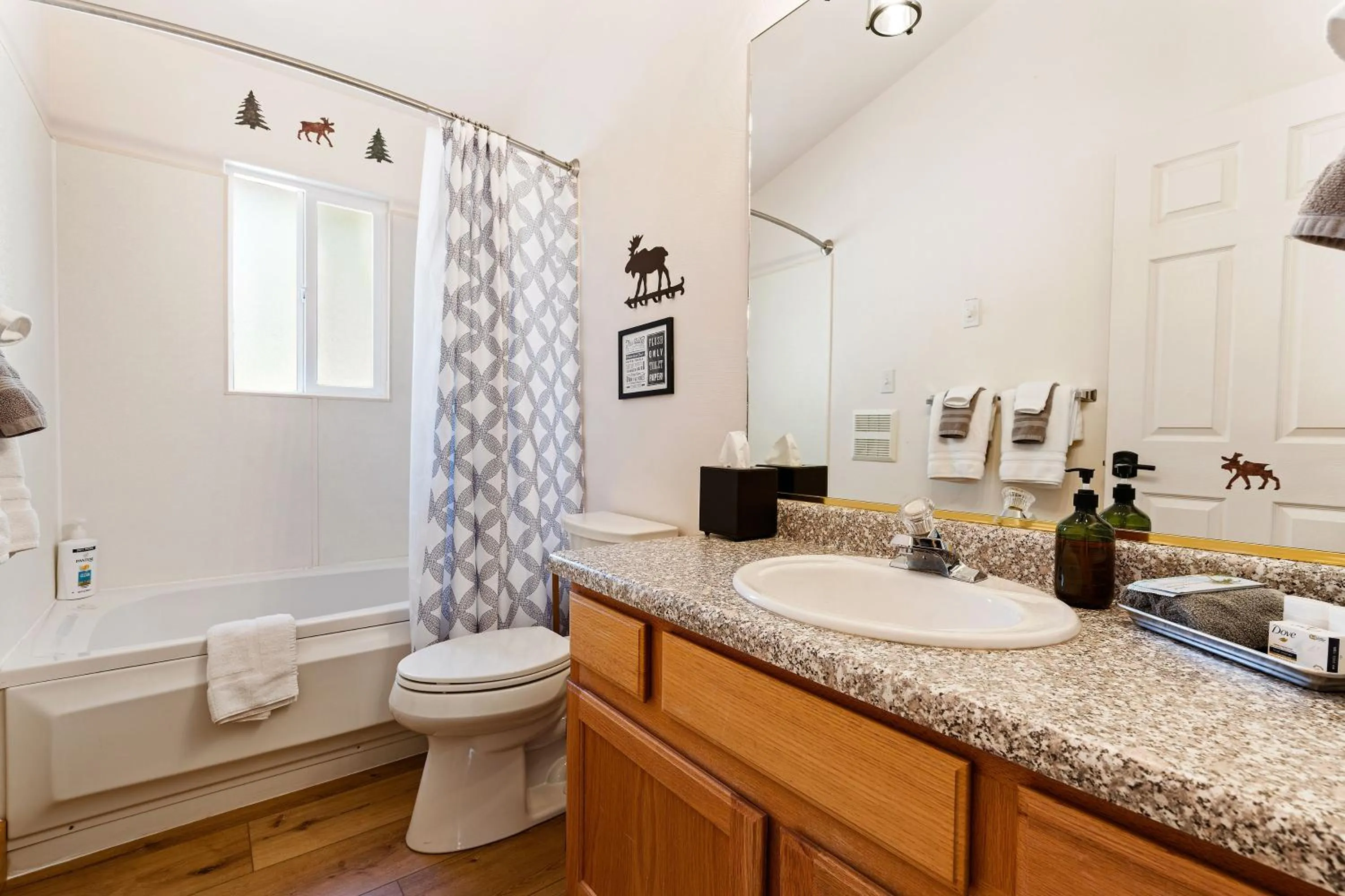 Toilet in Duck Creek Village Inn