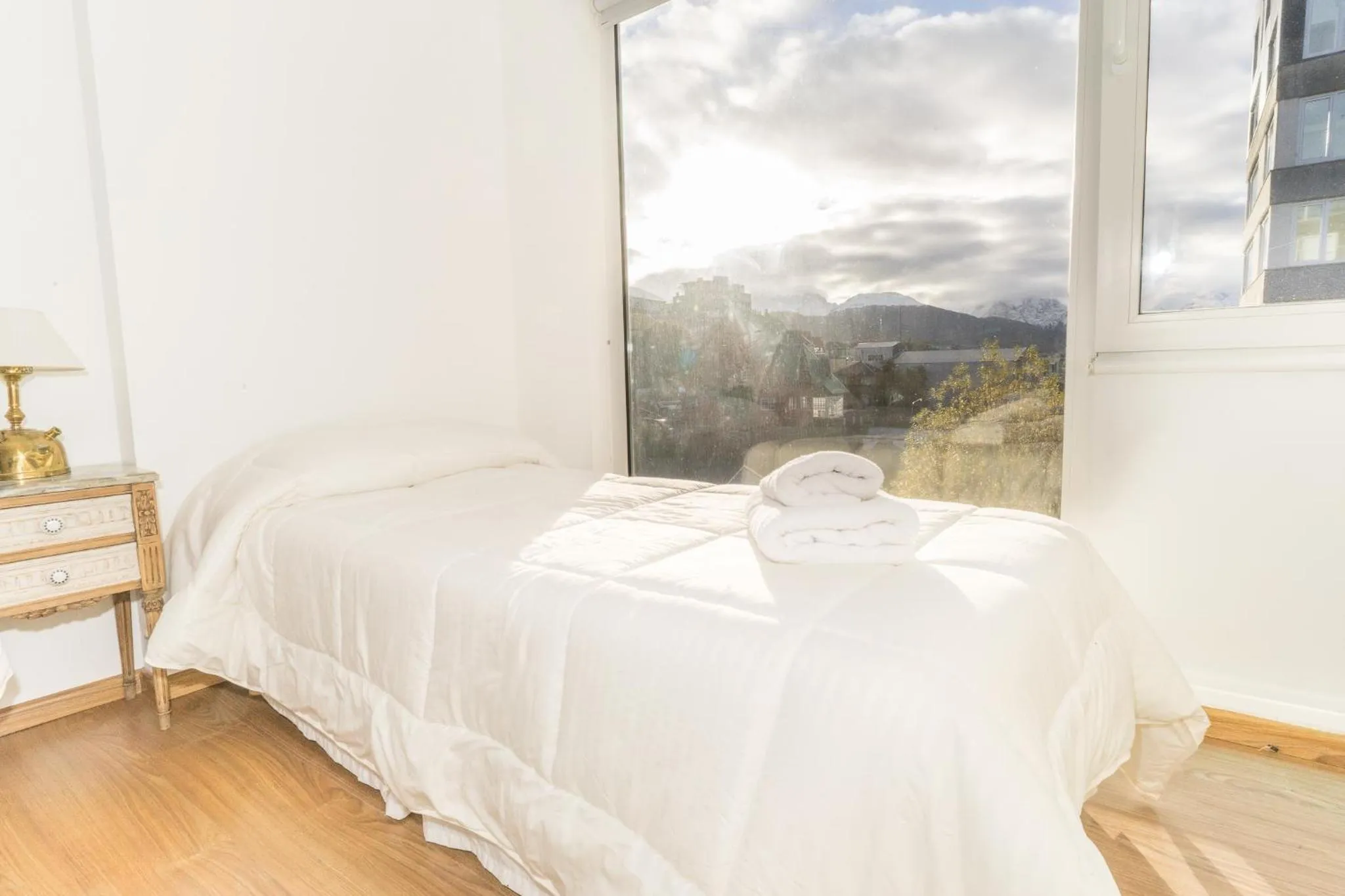 Natural landscape, Bed in Pacifico Apartamentos