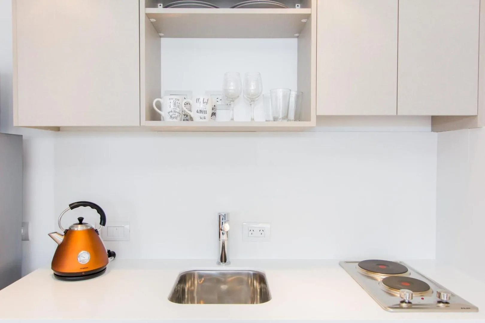 Kitchen or kitchenette in Pacifico Apartamentos