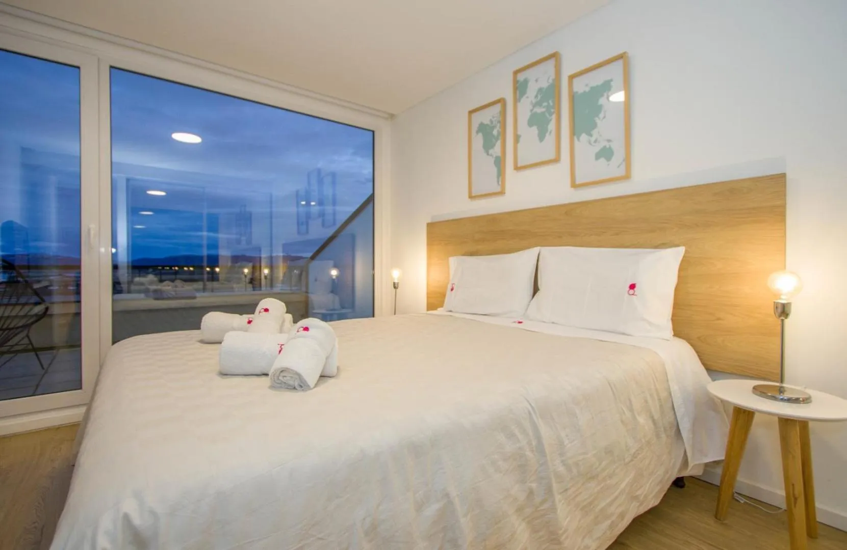 Bed in Pacifico Apartamentos