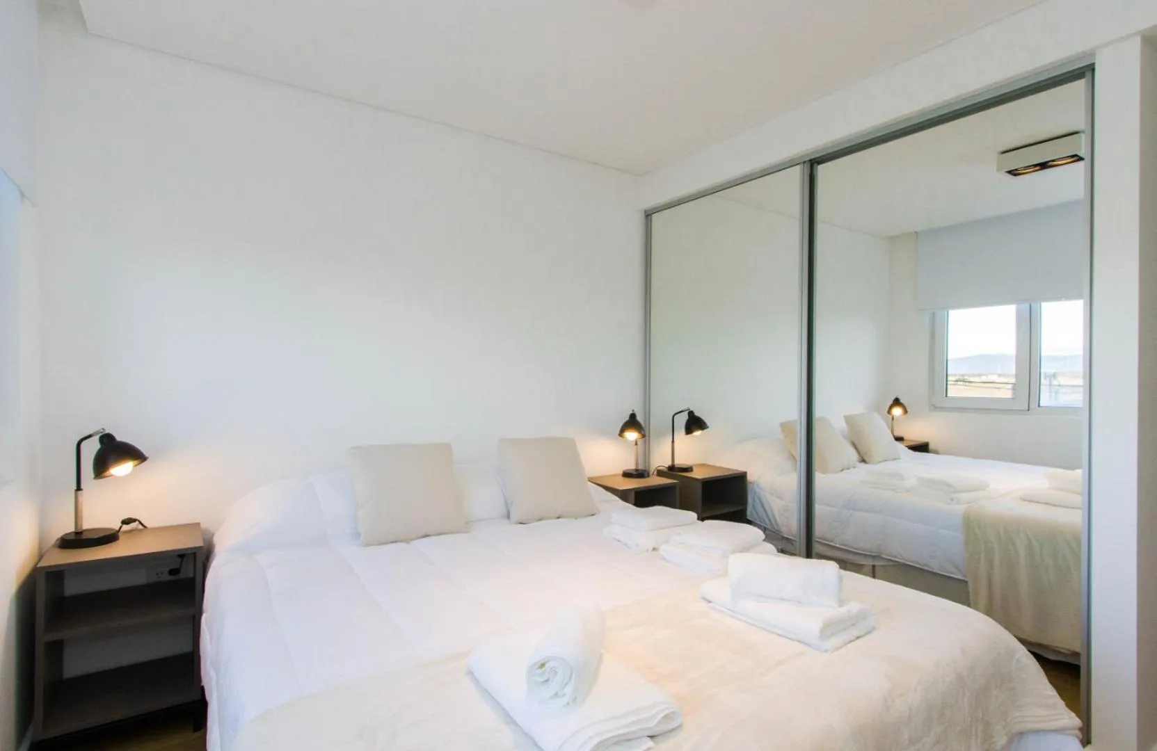 Bedroom, Bed in Pacifico Apartamentos