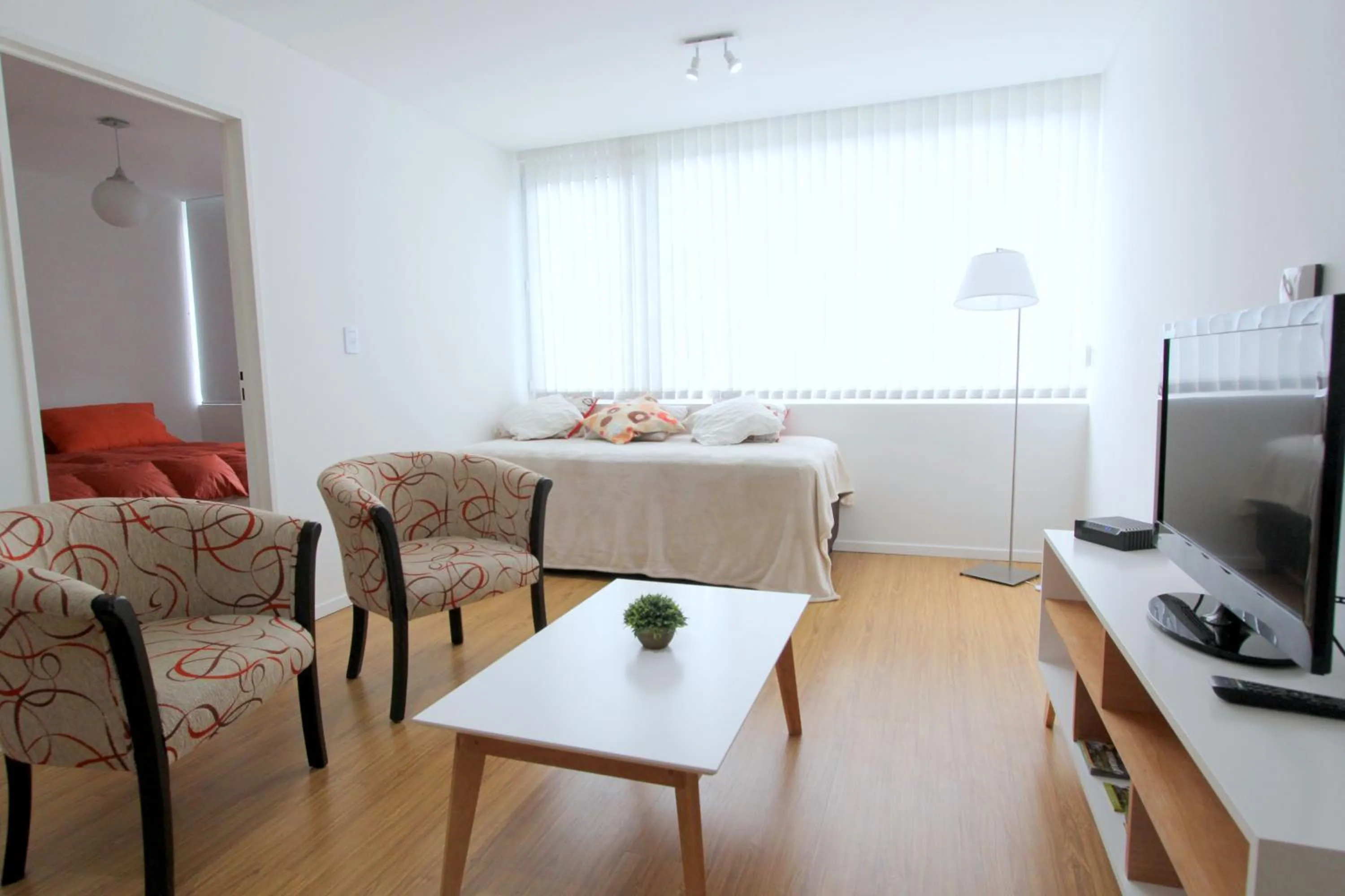 Living room in Pacifico Apartamentos