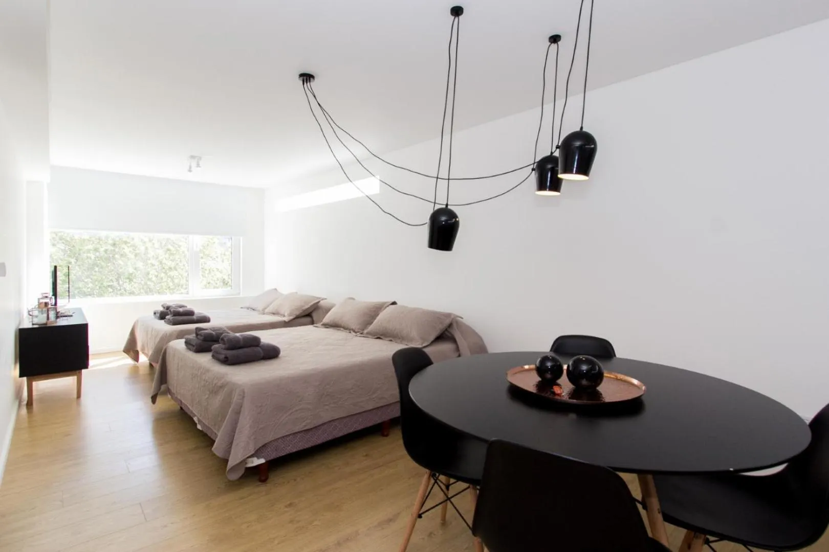 Bed in Pacifico Apartamentos