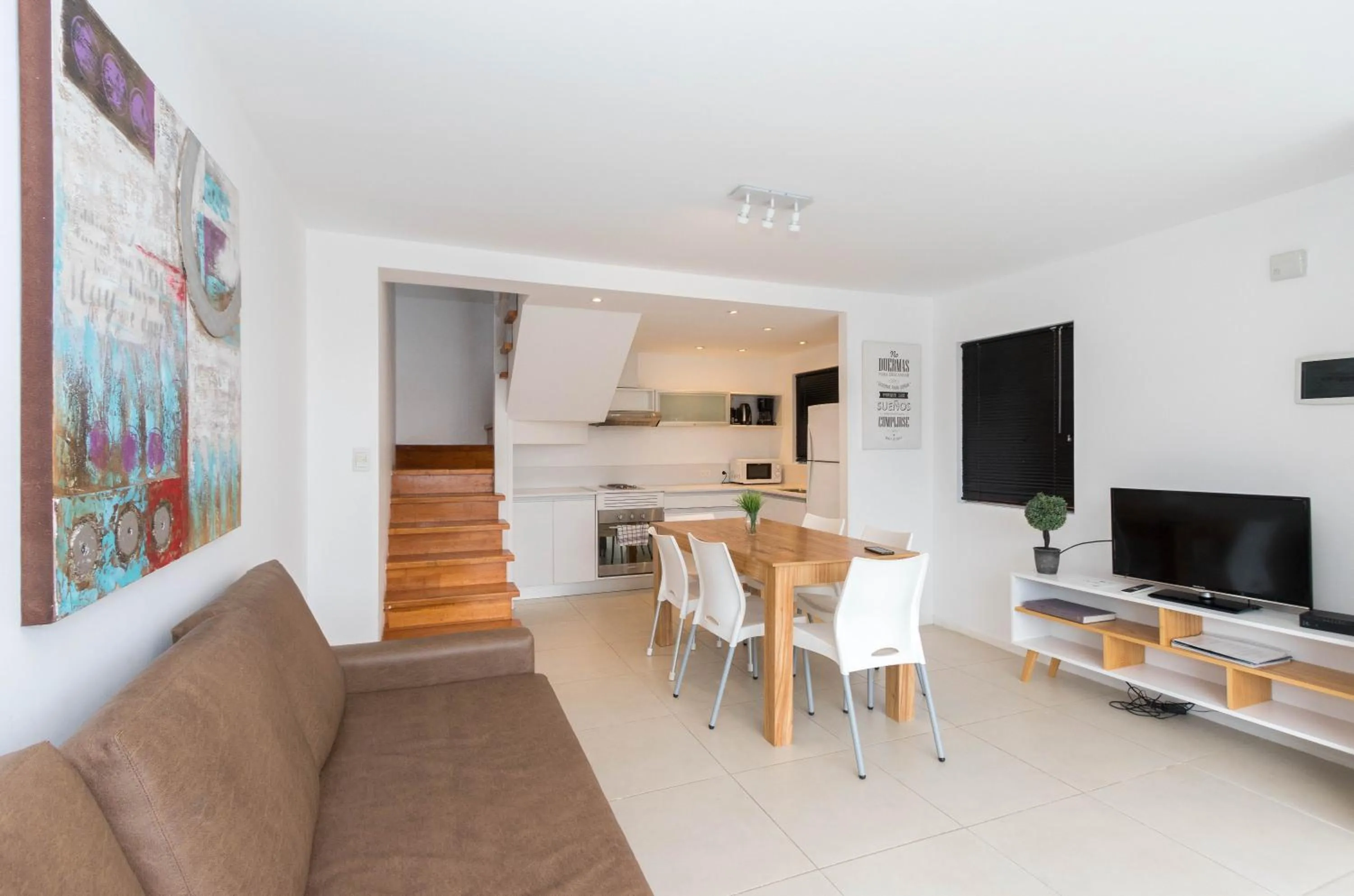 Kitchen or kitchenette in Pacifico Apartamentos