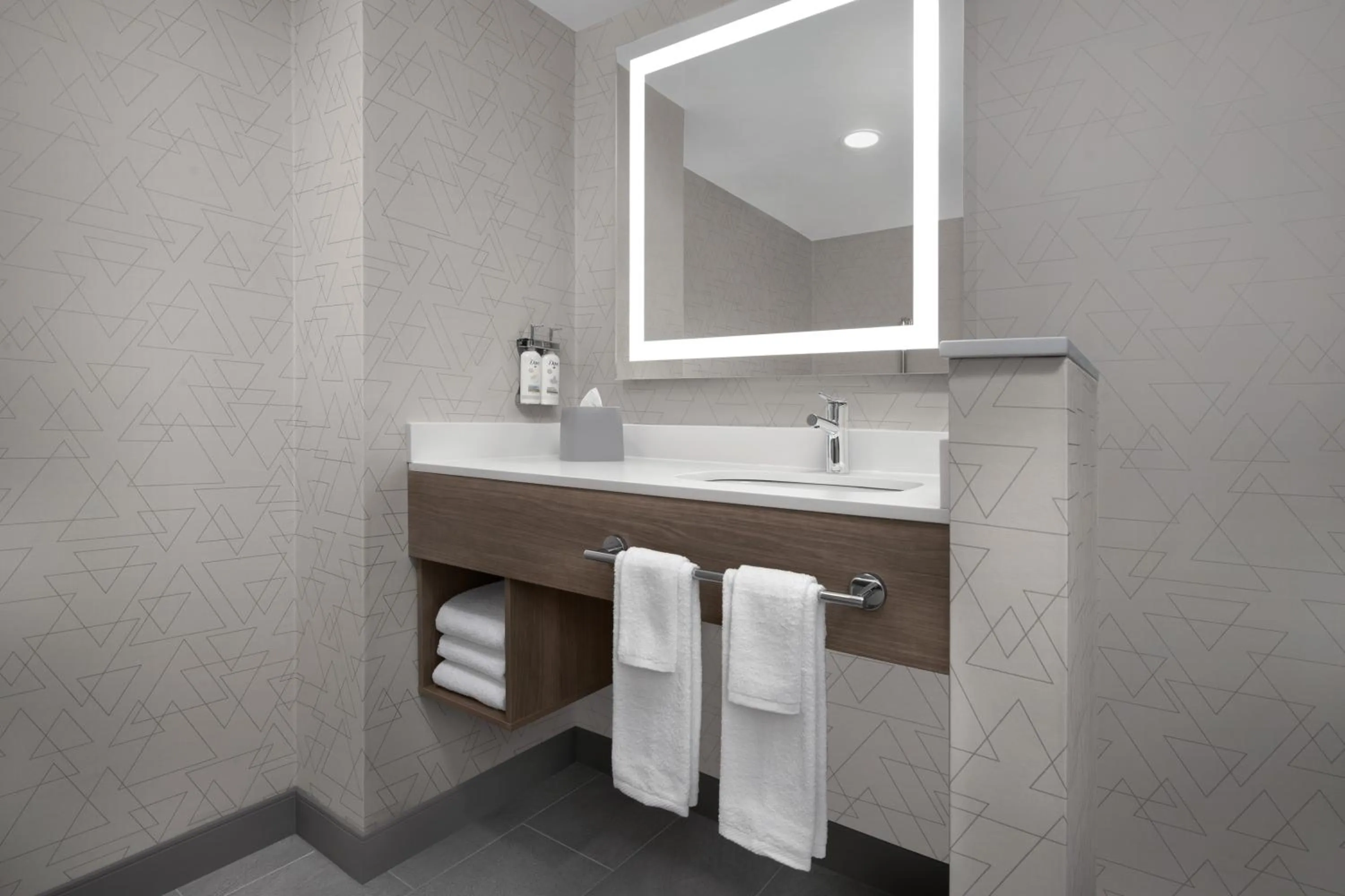 Bathroom in Holiday Inn Express Baltimore - BWI Airport NE by IHG