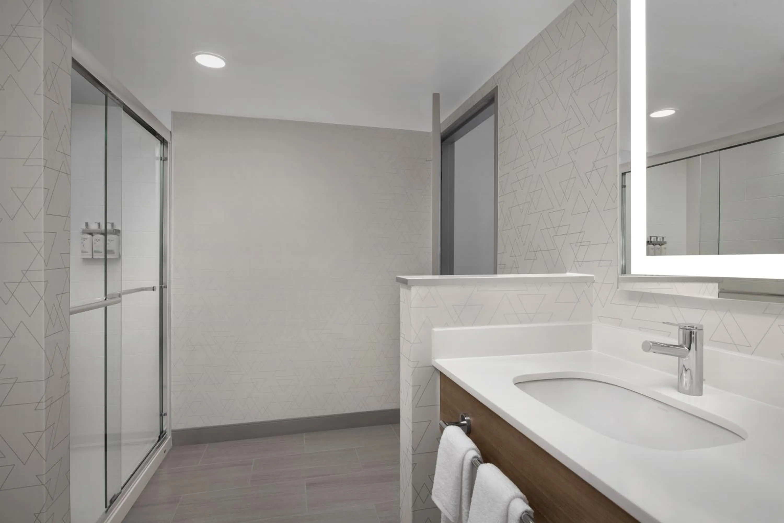 Bathroom in Holiday Inn Express Baltimore - BWI Airport NE by IHG