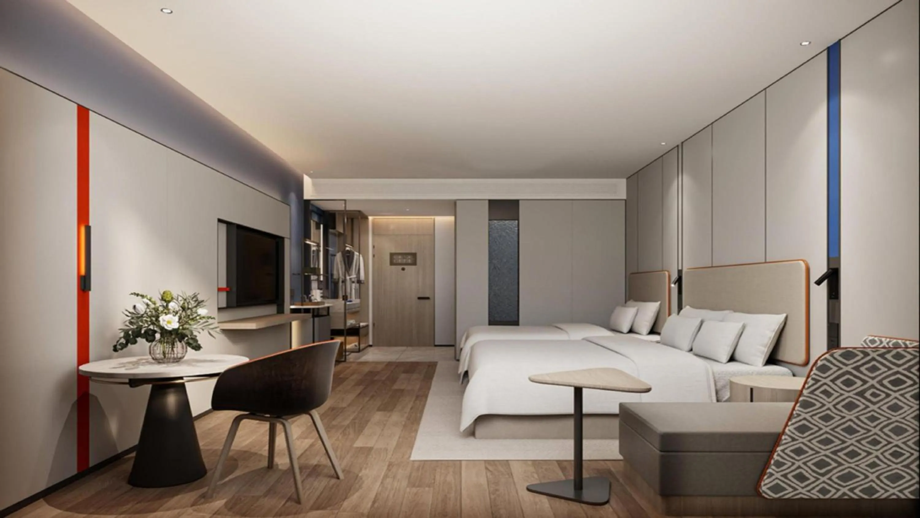 Photo of the whole room, Bed in Holiday Inn Express Harbin Central Avenue by IHG