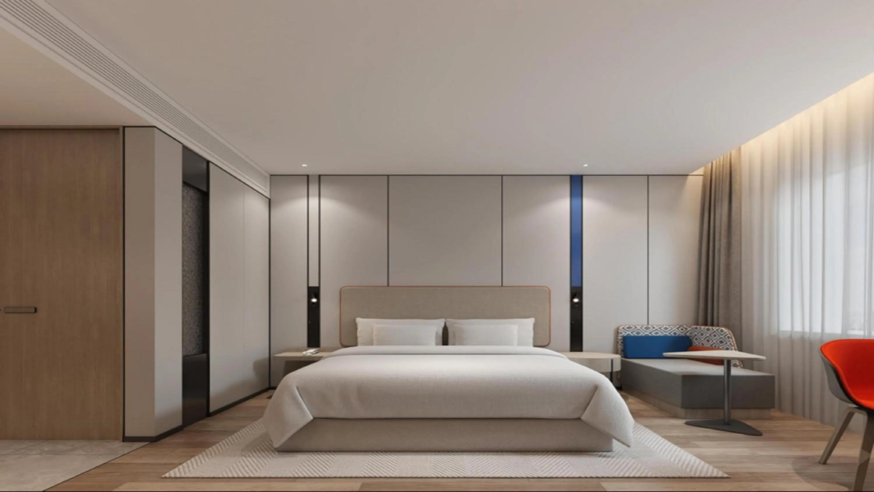 Photo of the whole room, Bed in Holiday Inn Express Harbin Central Avenue by IHG