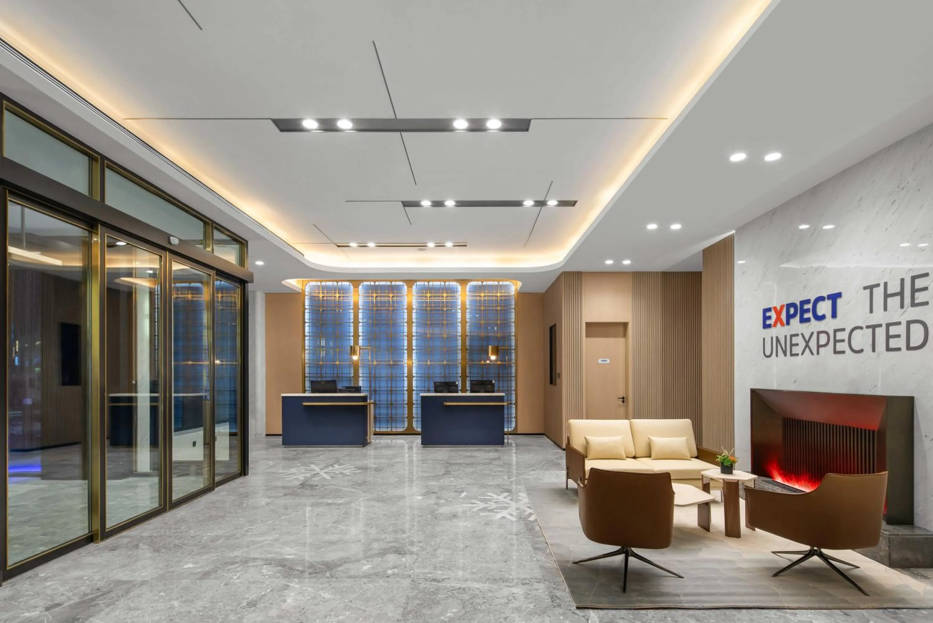 Lobby or reception in Holiday Inn Express Harbin Central Avenue by IHG