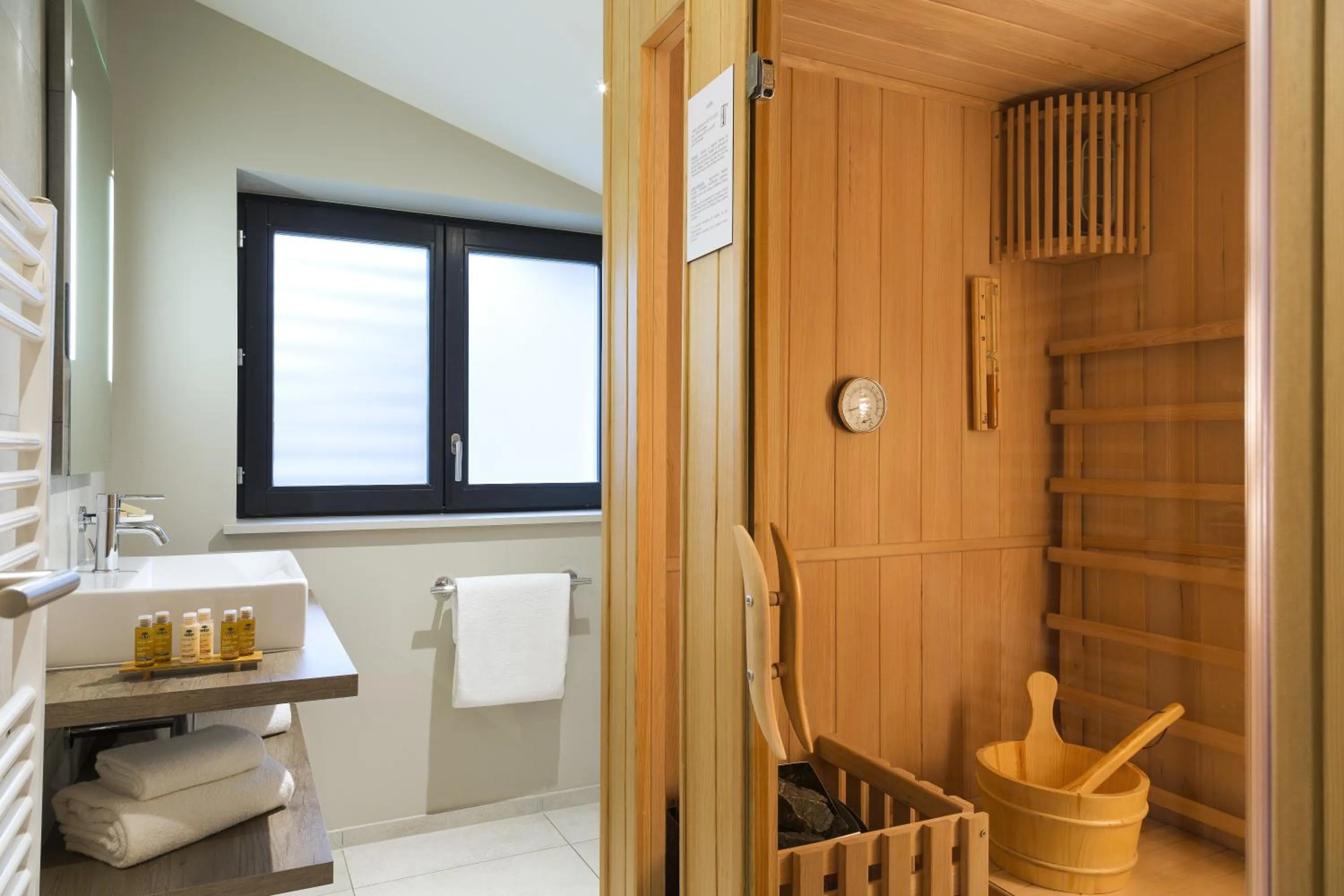 Sauna in Appartements de l'Héliopic