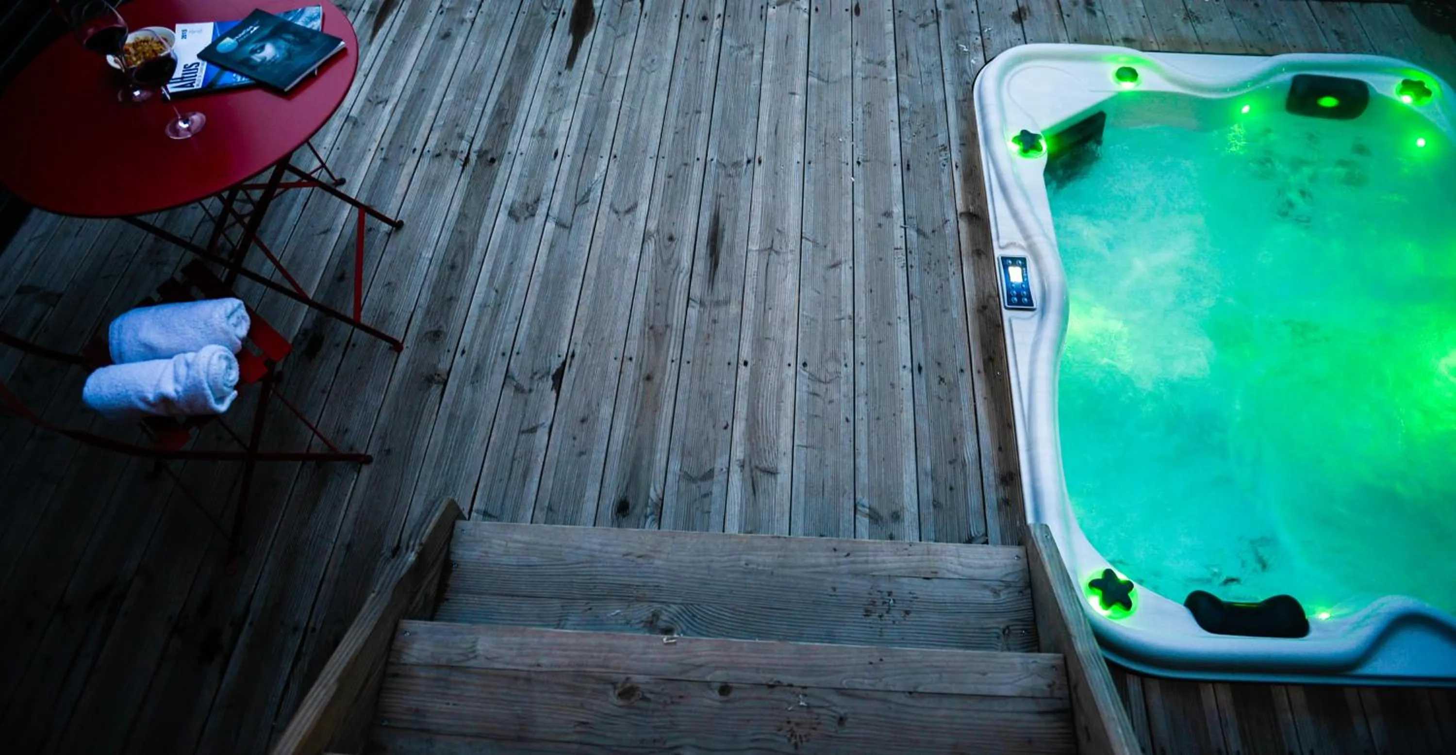 Patio in Appartements de l'Héliopic
