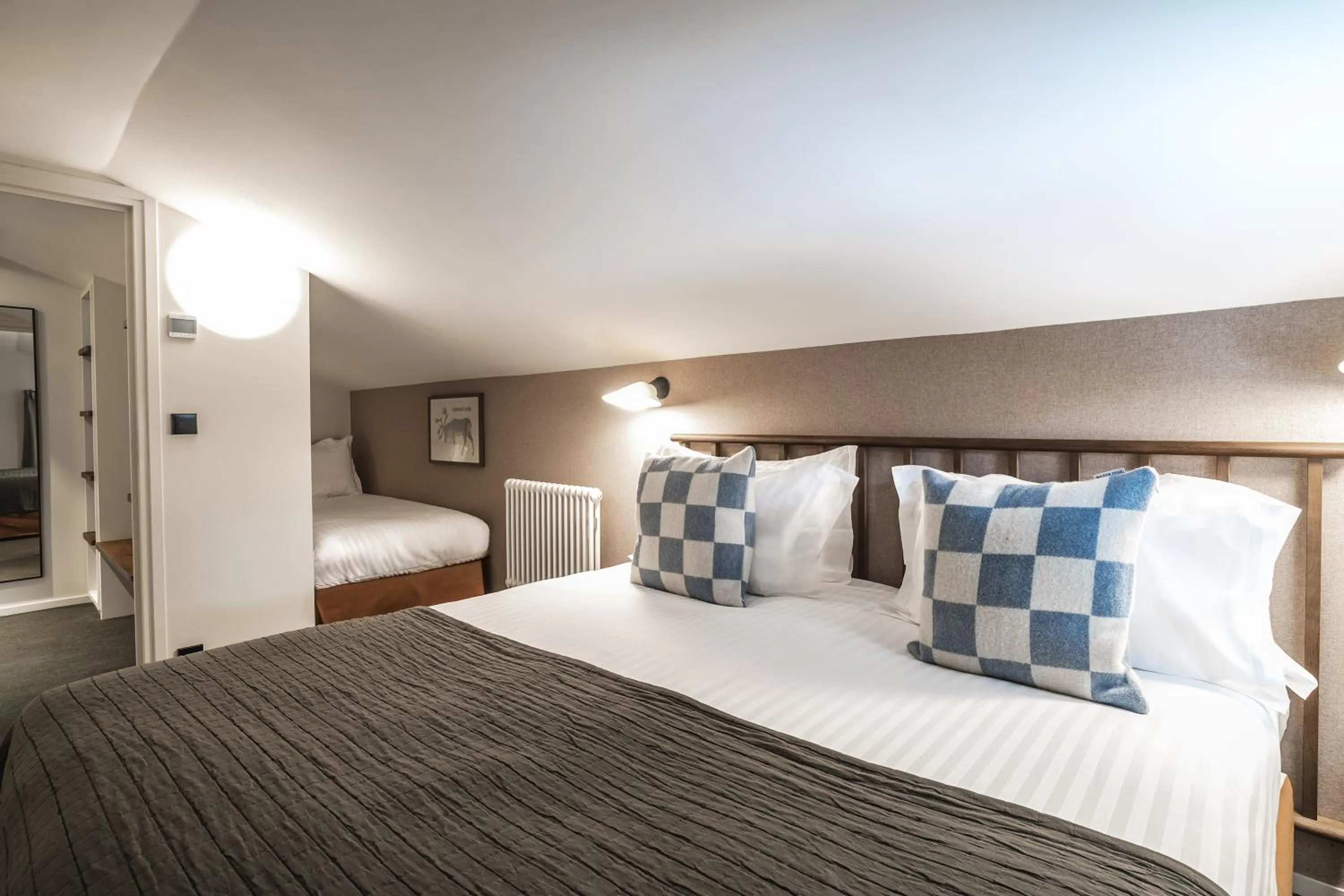 Bed in Appartements de l'Héliopic