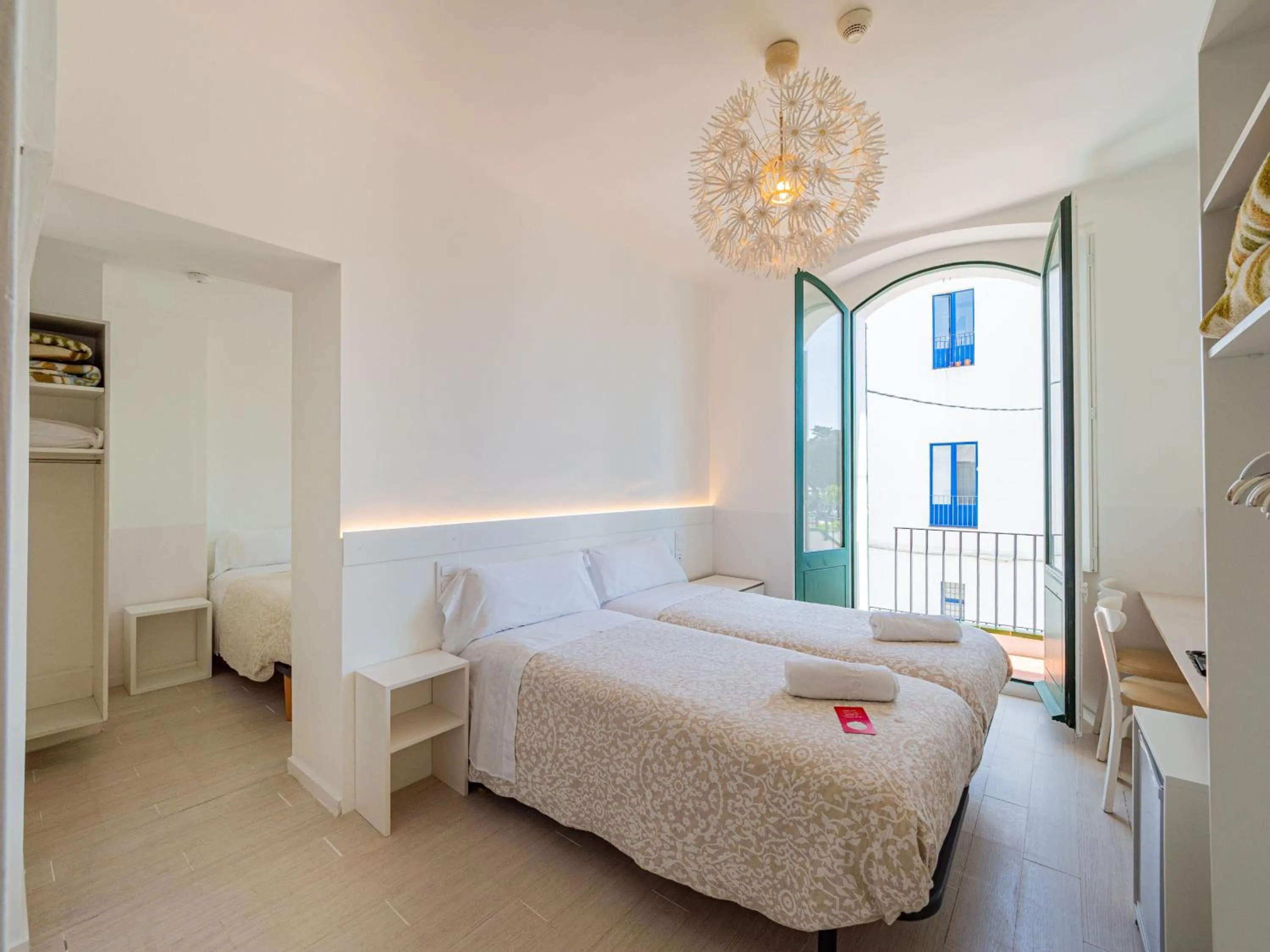 Bed in Hostal Marina Cadaqués