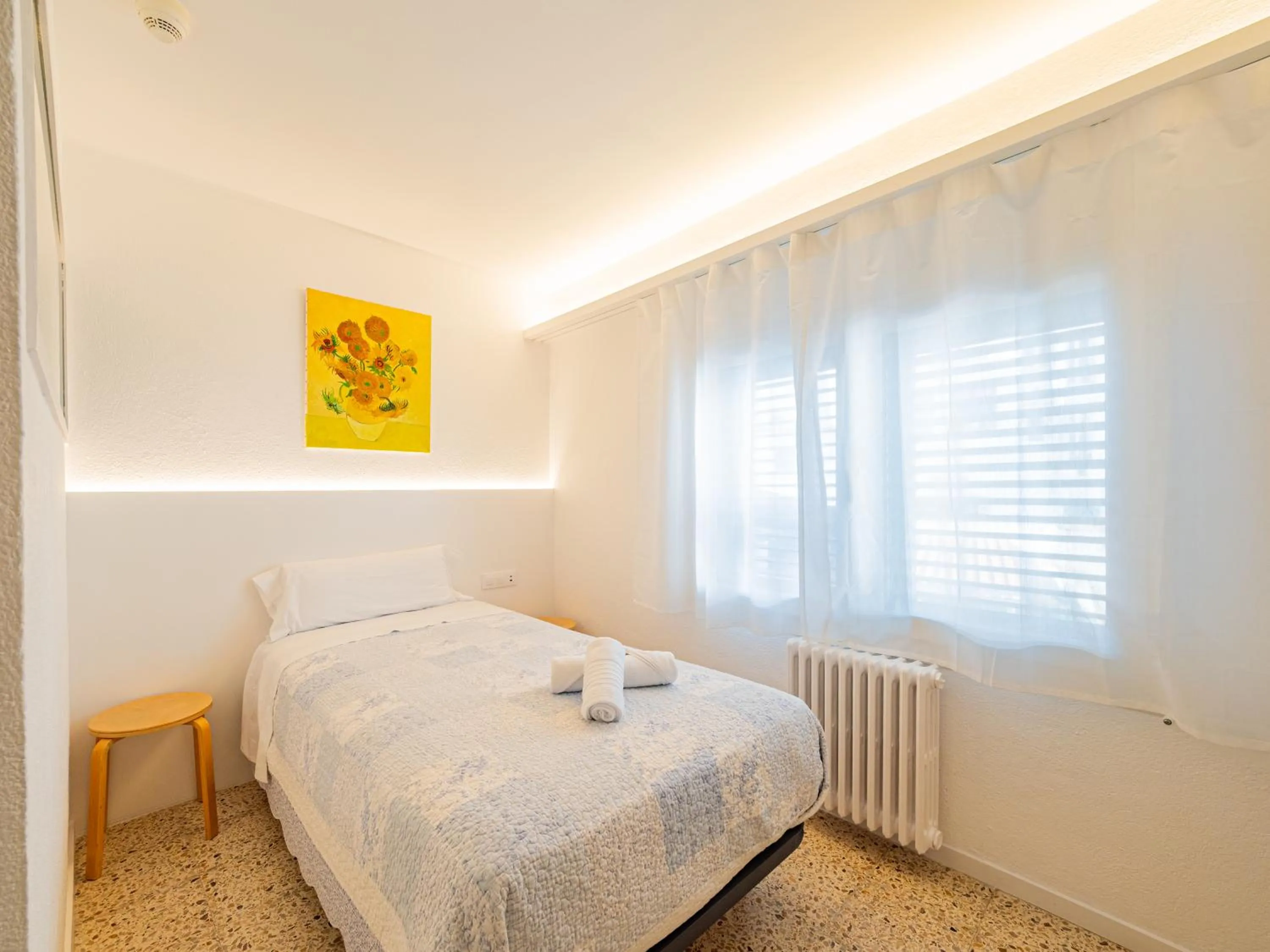 Bed in Hostal Marina Cadaqués