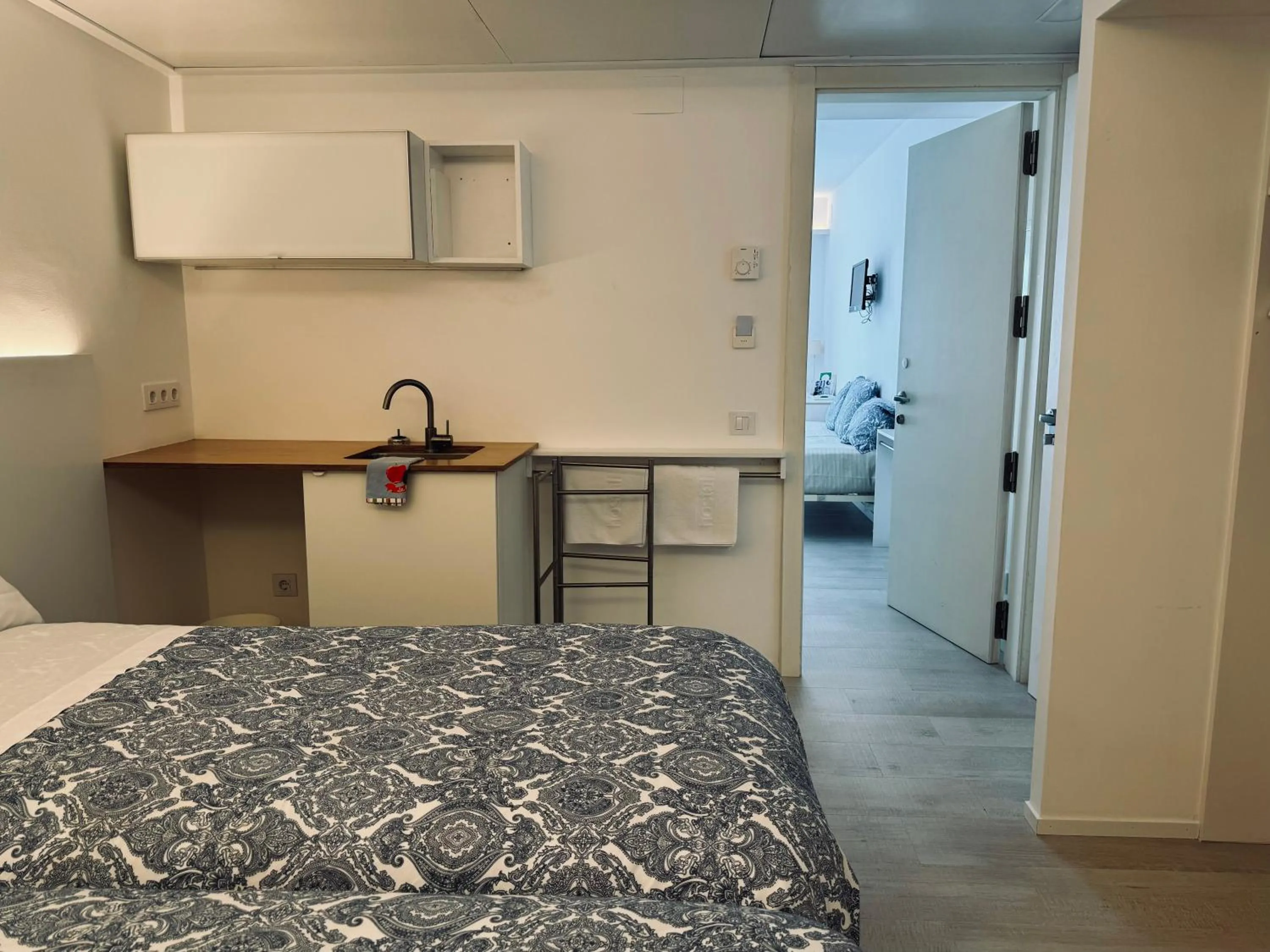 Bed in Hostal Marina Cadaqués