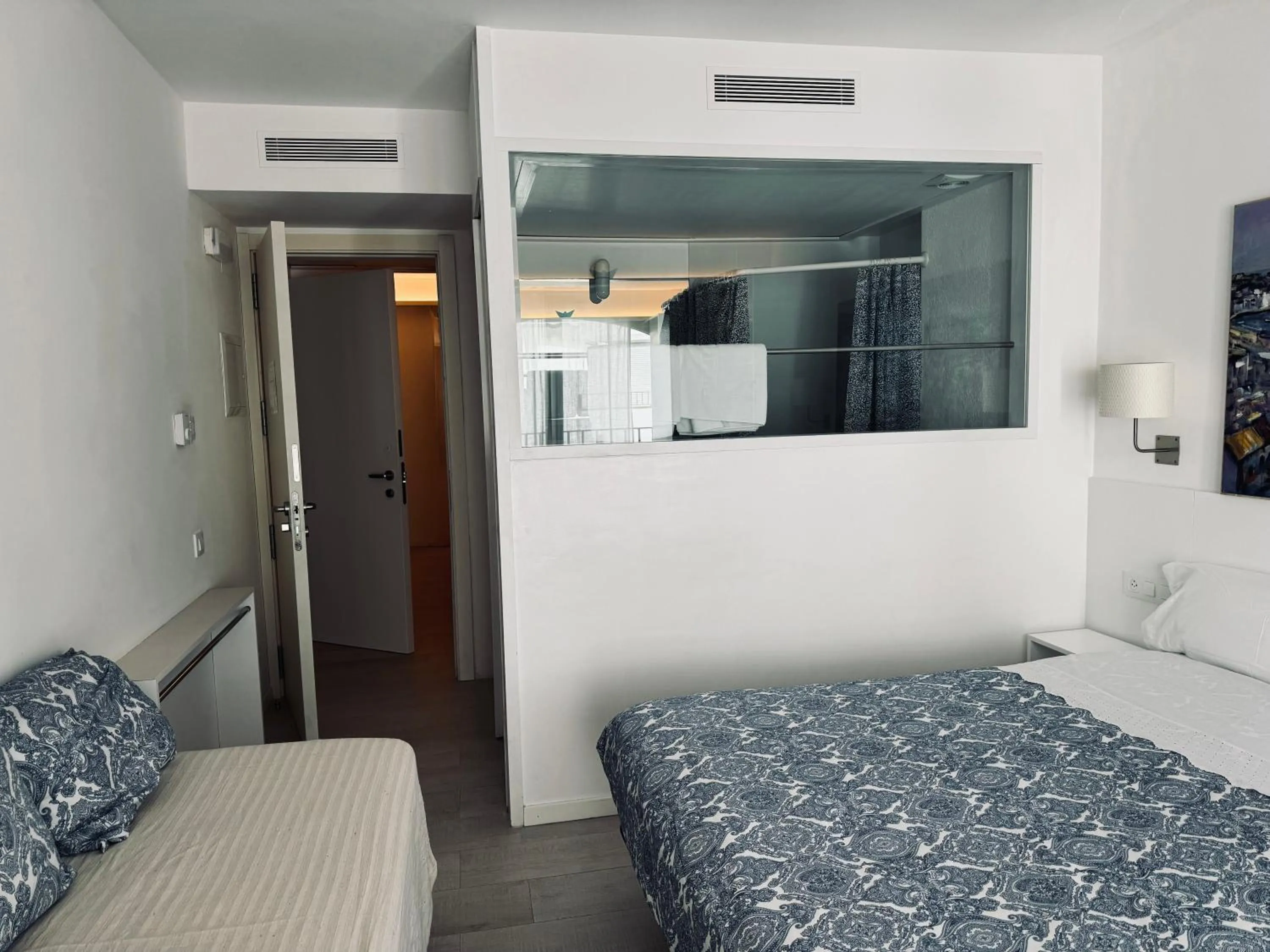 Bed in Hostal Marina Cadaqués