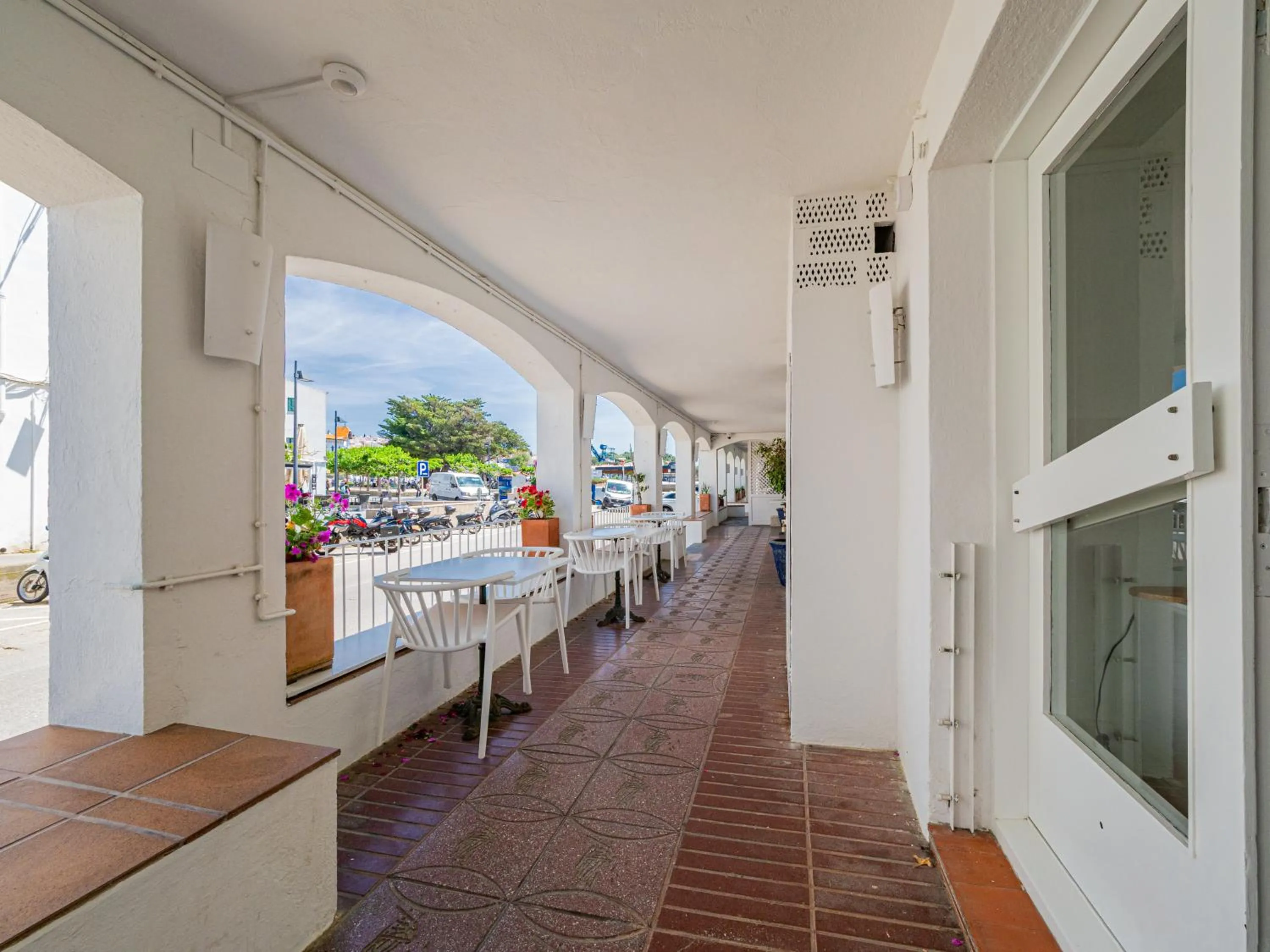 Balcony/Terrace in Hostal Marina Cadaqués