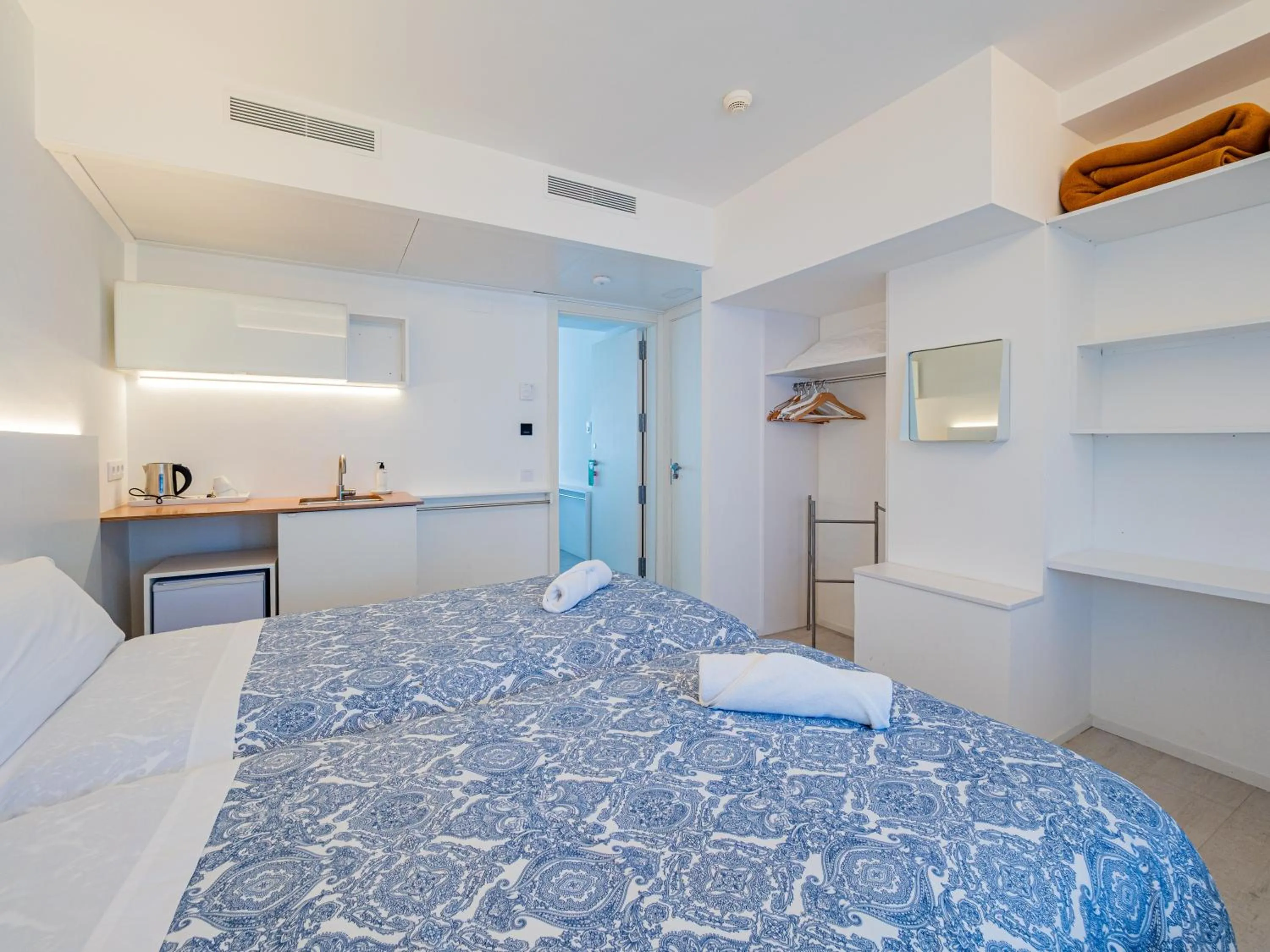 Bed in Hostal Marina Cadaqués