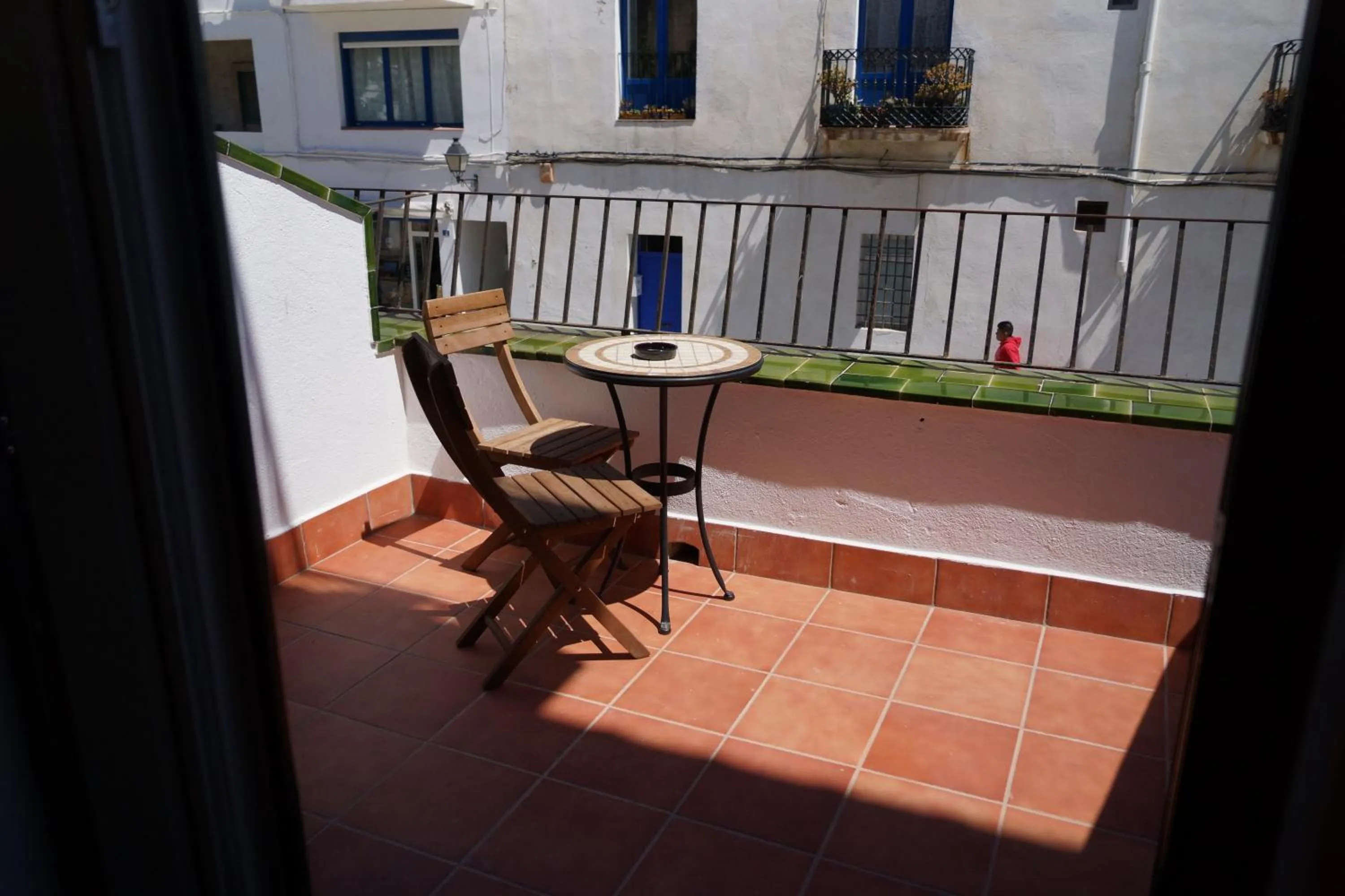 Balcony/Terrace in Hostal Marina Cadaqués