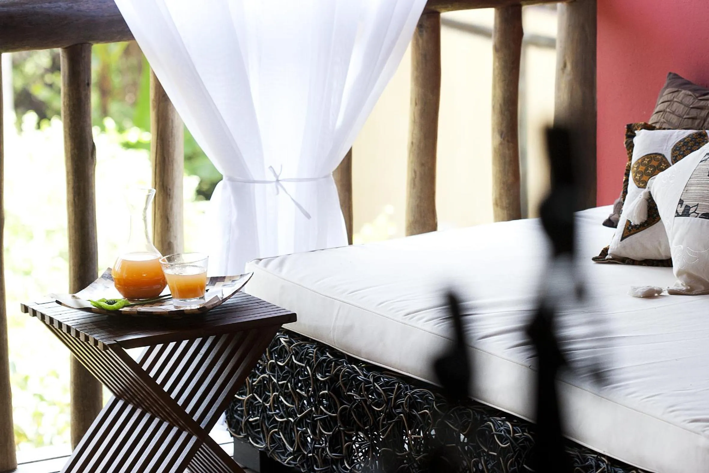 Pool view, Bed in Smart Hotel Pousada Reserva Camburi