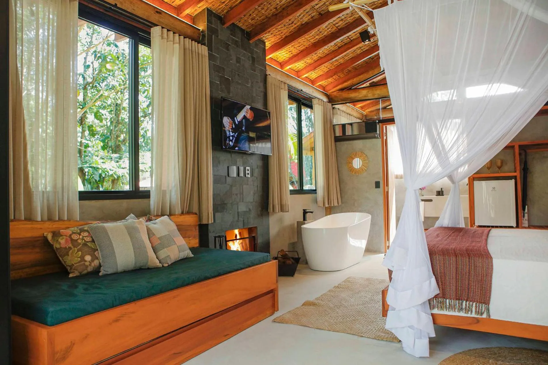 Photo of the whole room, Bed in Smart Hotel Pousada Reserva Camburi