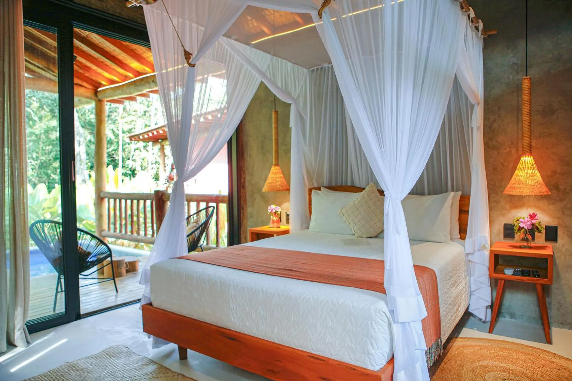 Bed in Smart Hotel Pousada Reserva Camburi