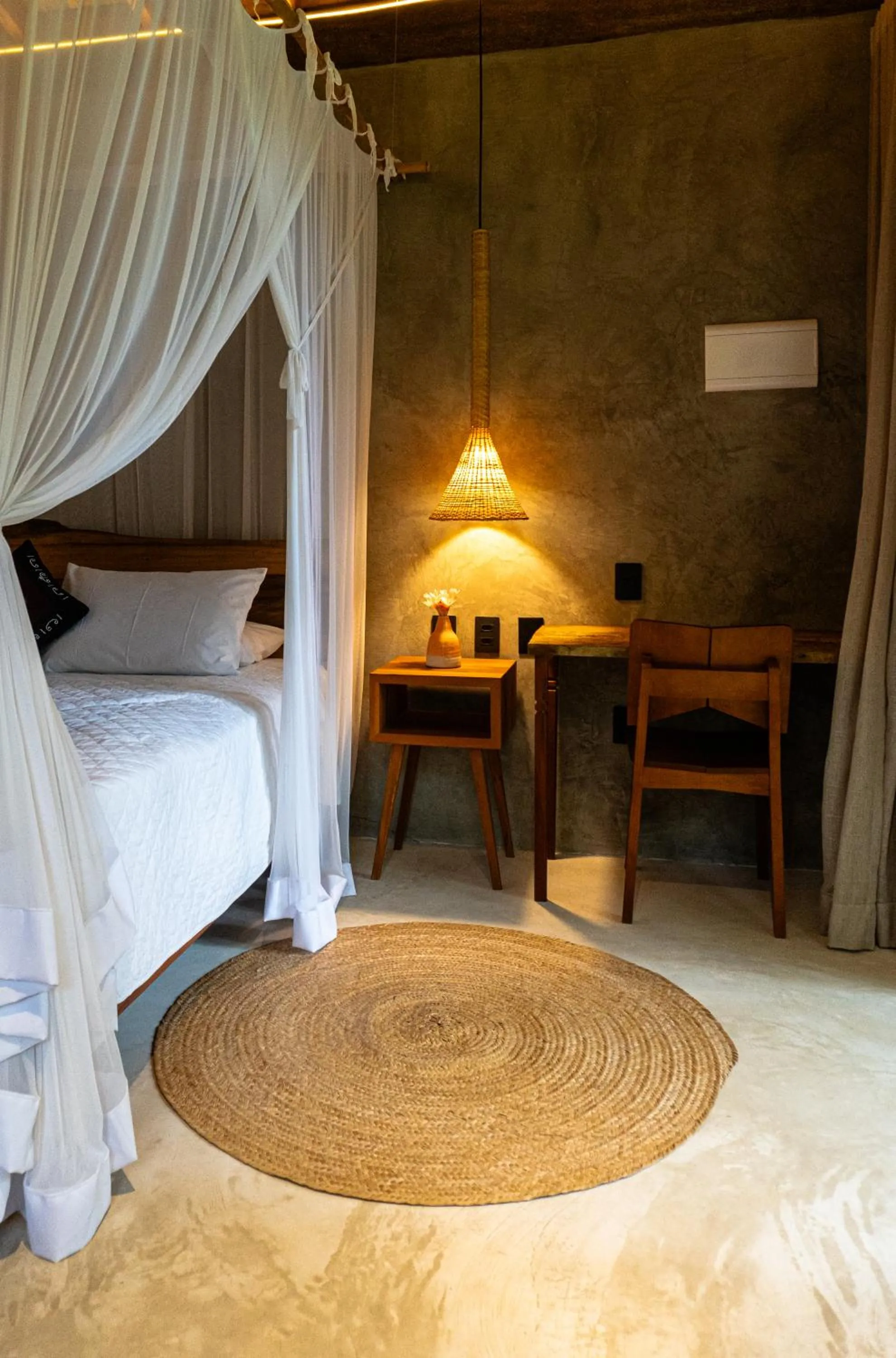 Bed in Smart Hotel Pousada Reserva Camburi