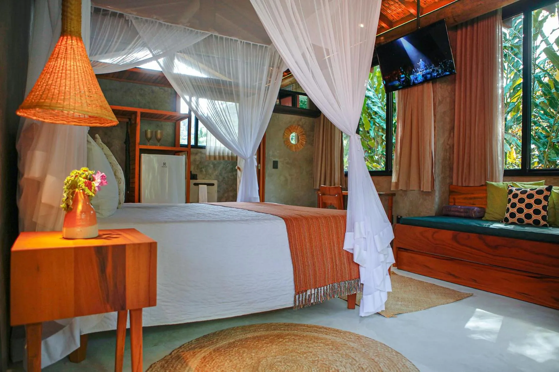 Bed in Smart Hotel Pousada Reserva Camburi