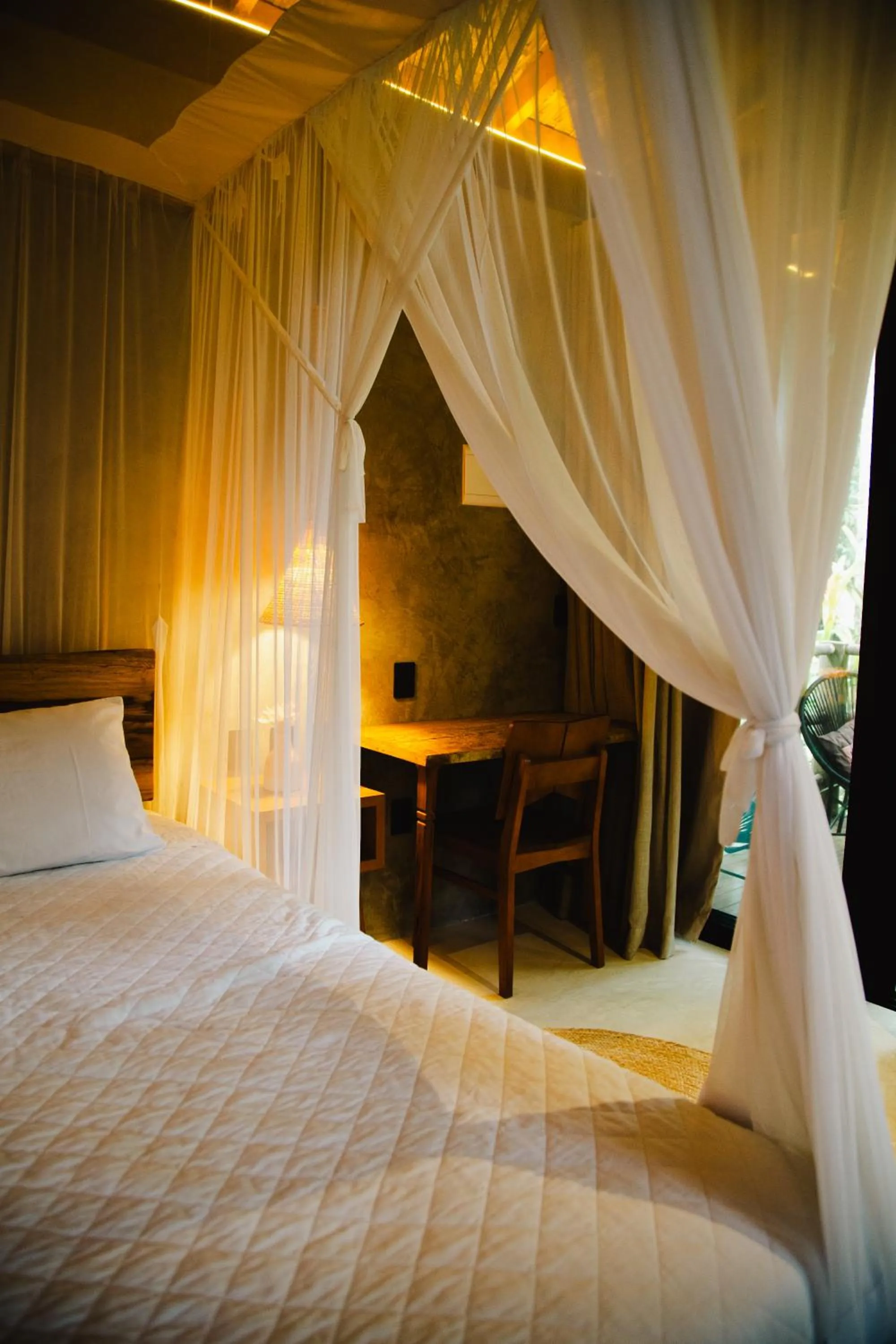 Bed in Smart Hotel Pousada Reserva Camburi