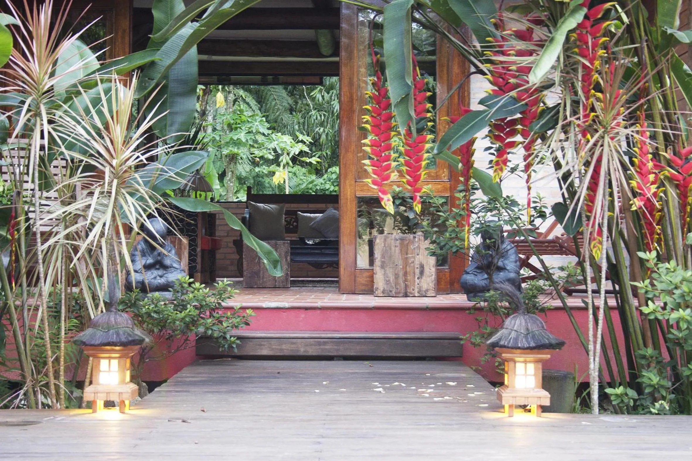 Decorative detail in Smart Hotel Pousada Reserva Camburi