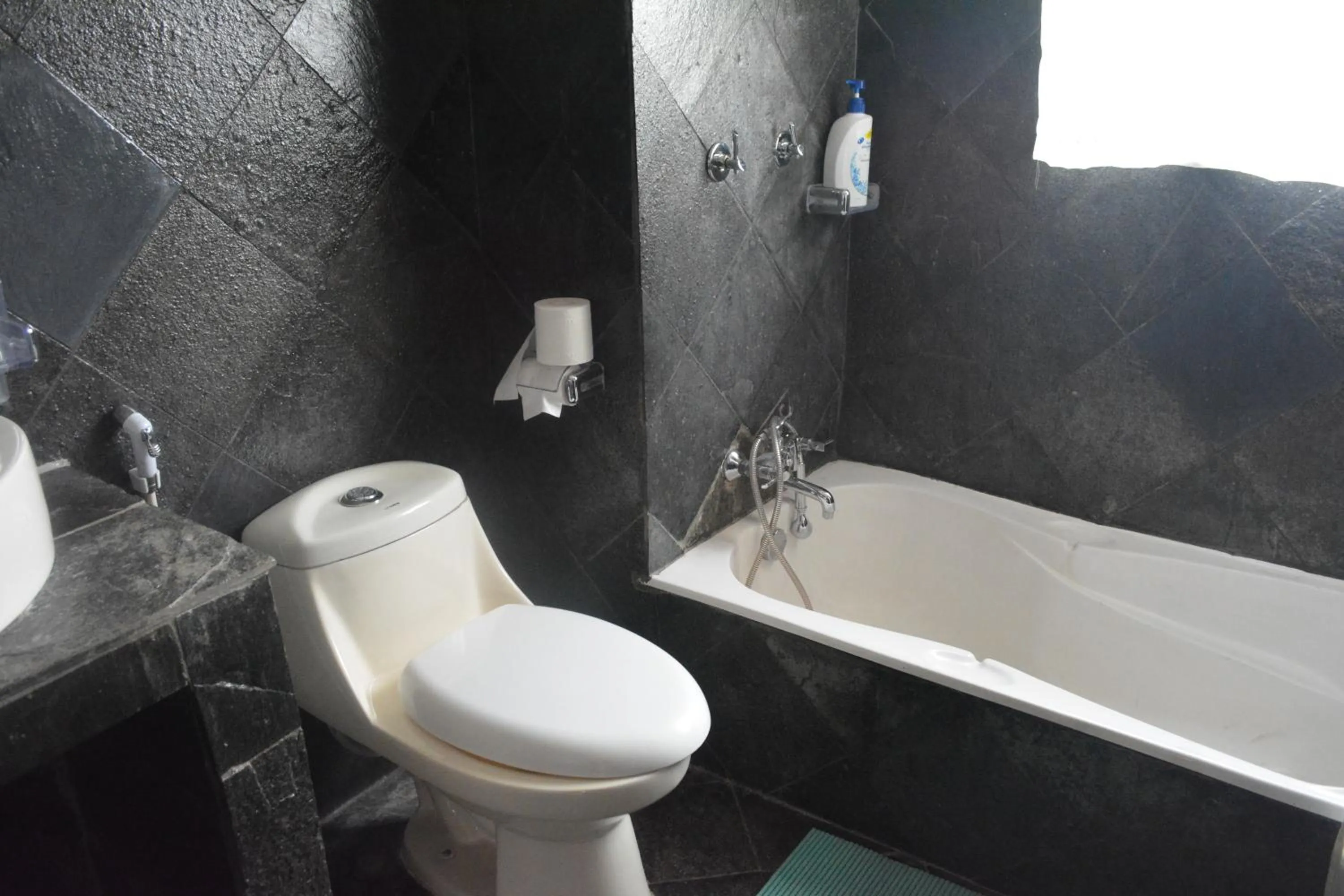 Shower in Bhaktapur Paradise Hotel