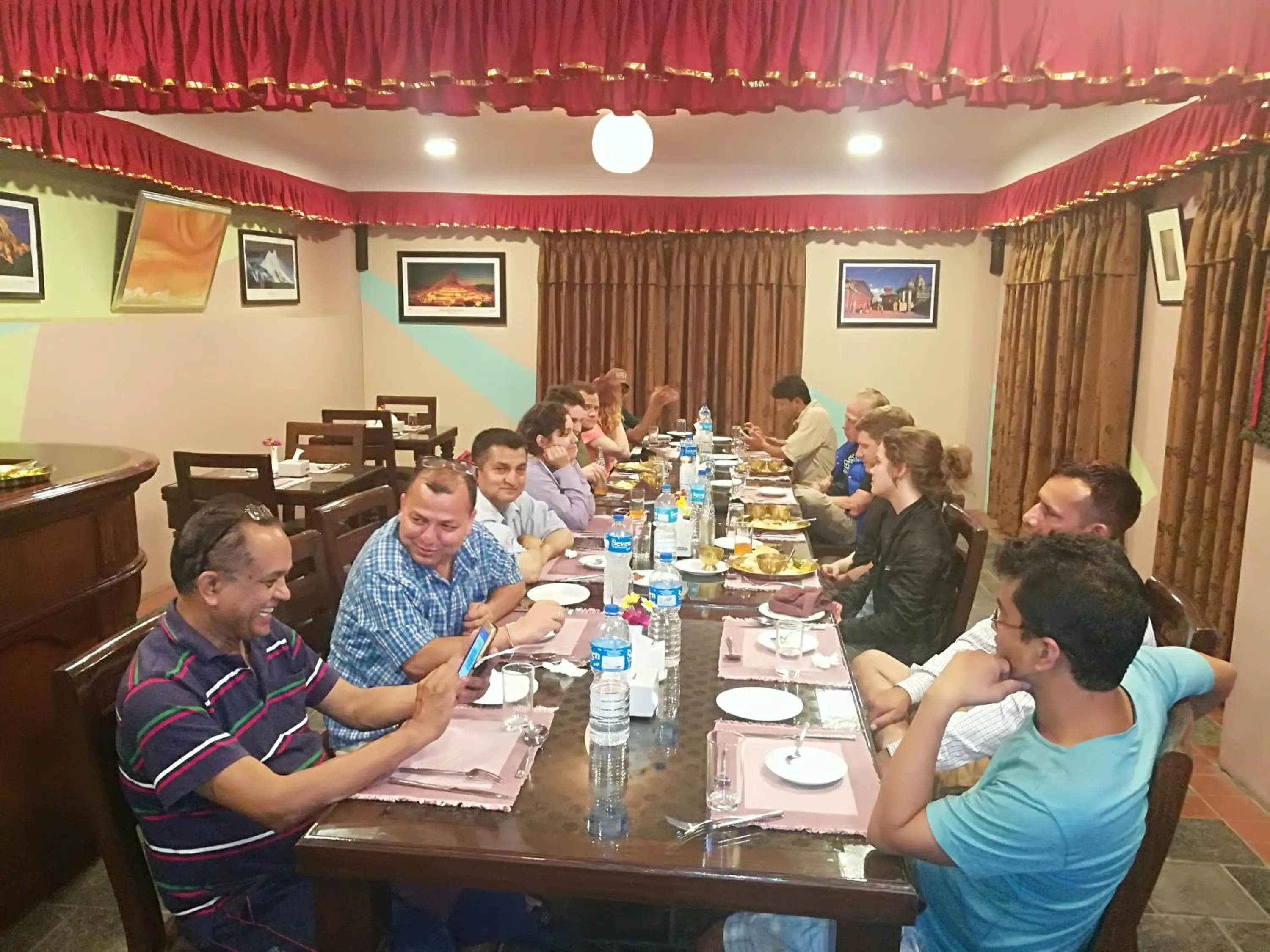 Food and drinks in Bhaktapur Paradise Hotel