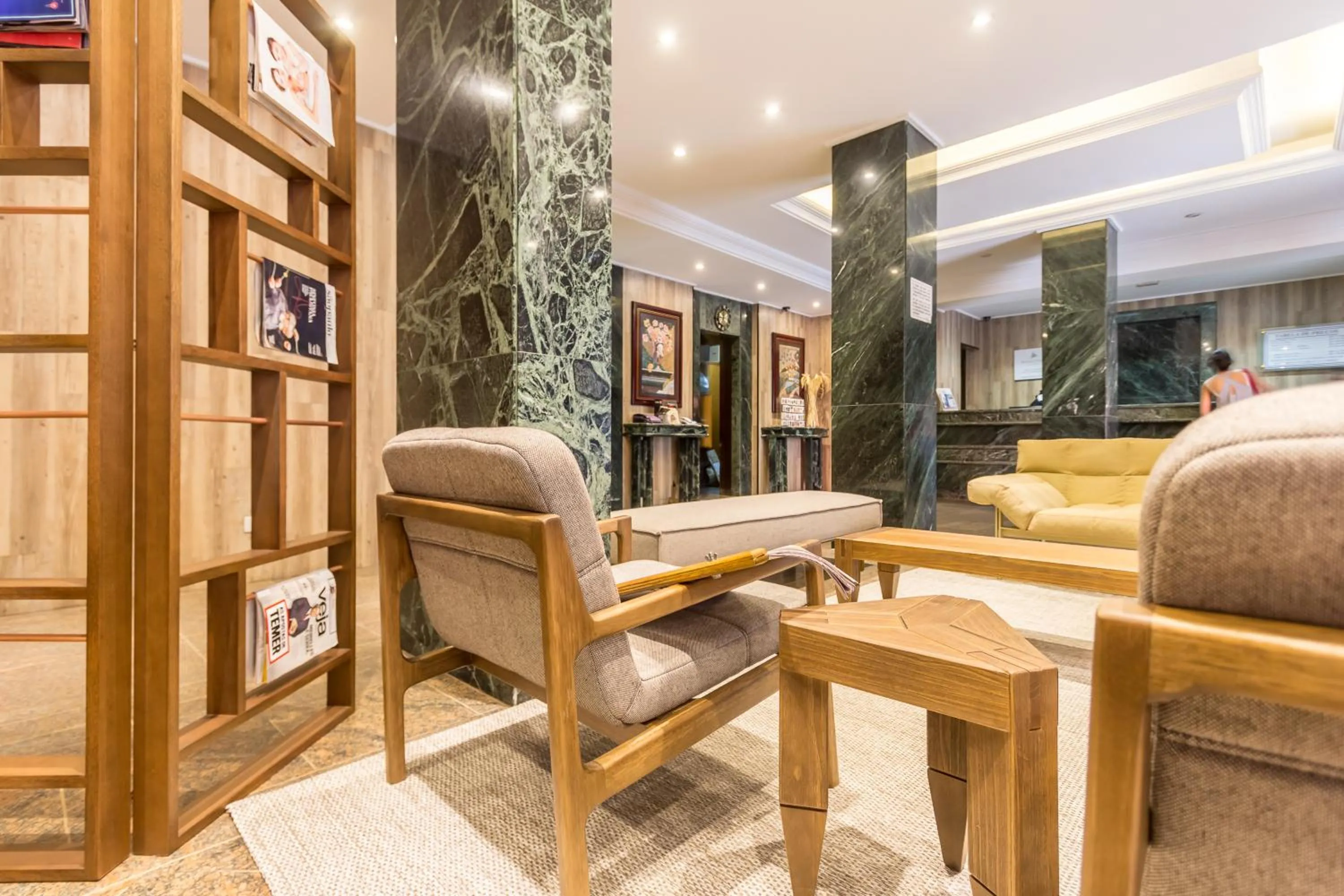 Lobby or reception in Hotel Columbia