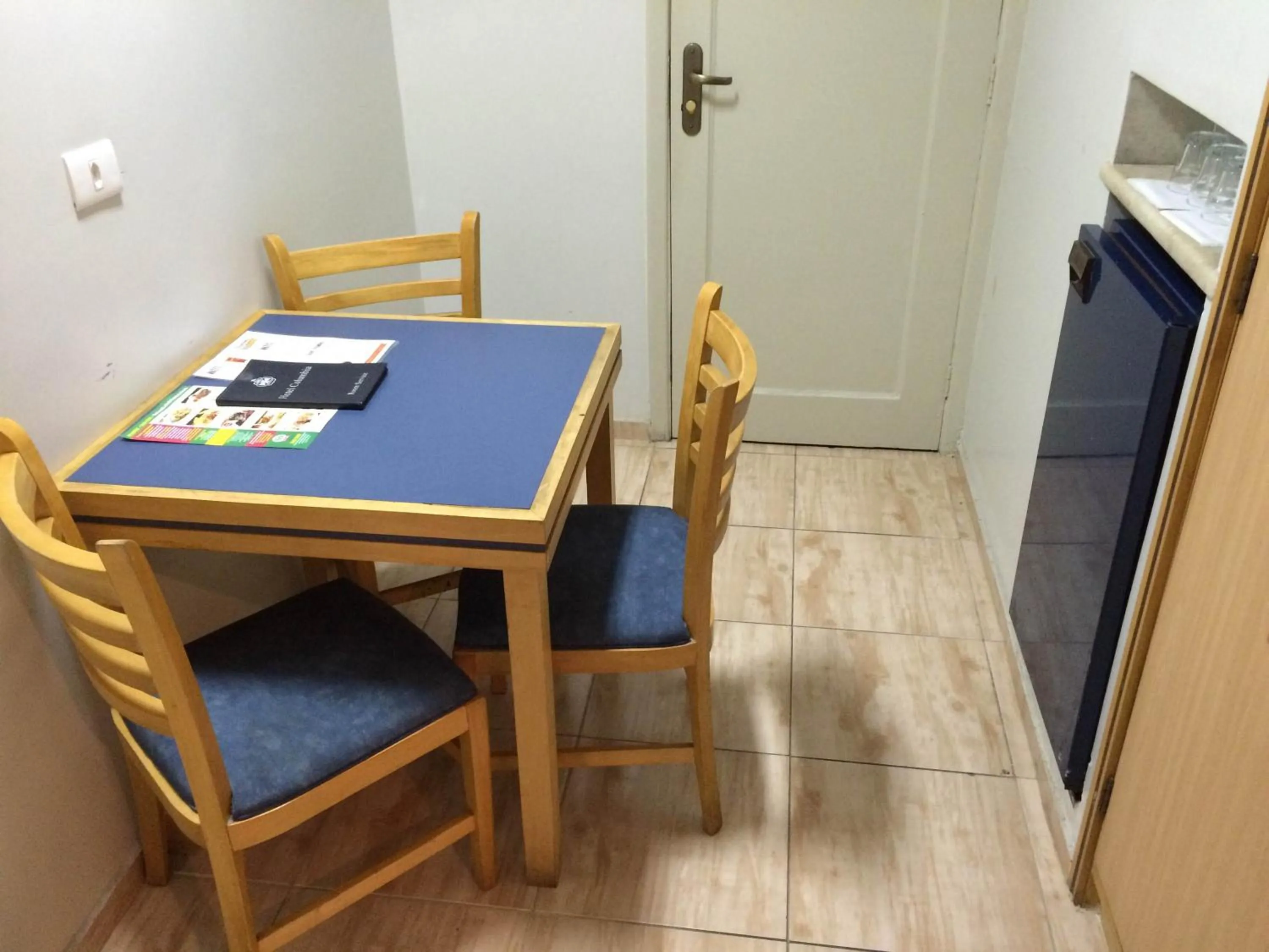 Seating area in Hotel Columbia