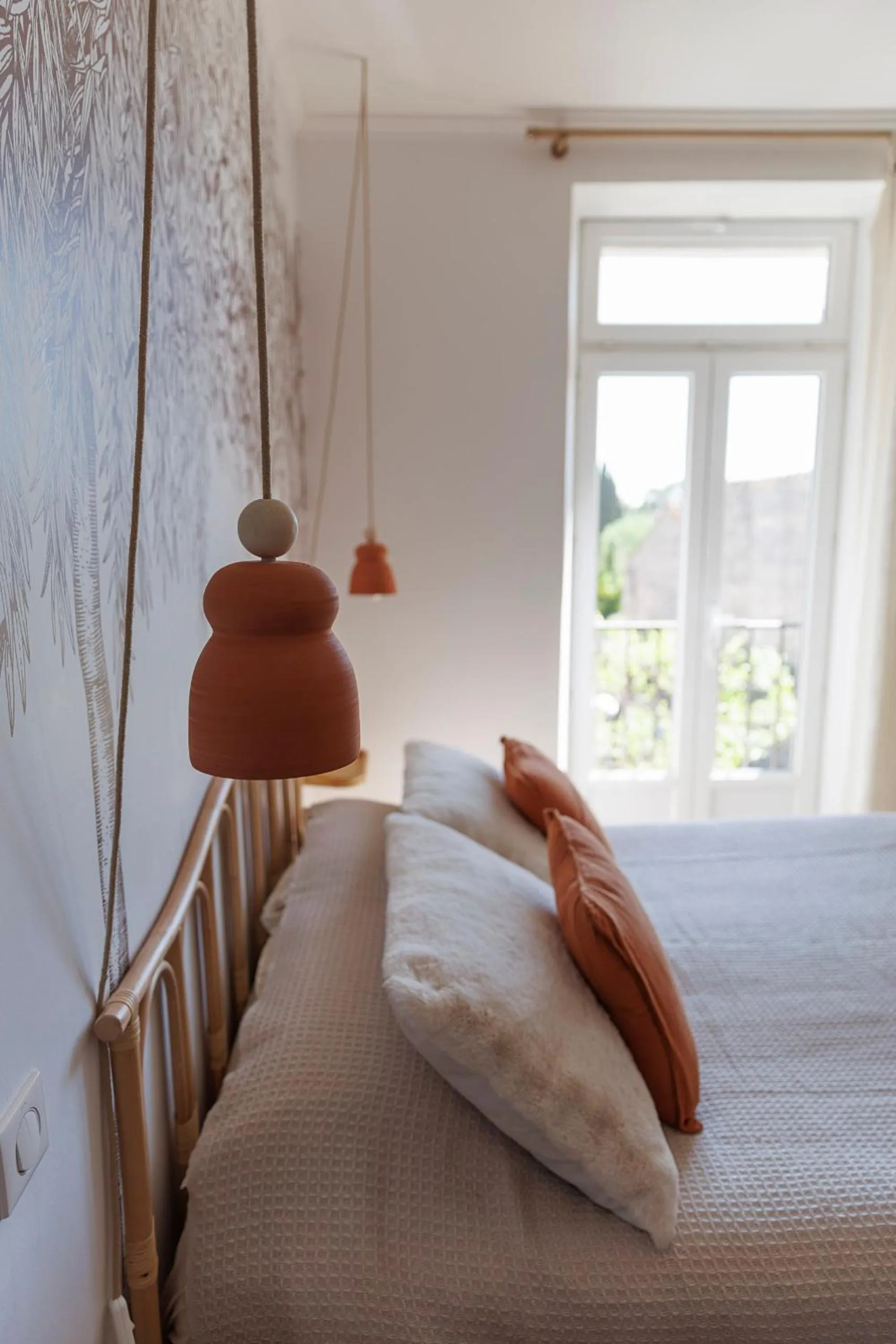 Bed in CHAMBRES D'HÔTES L'Oréliane en Provence Adults Only