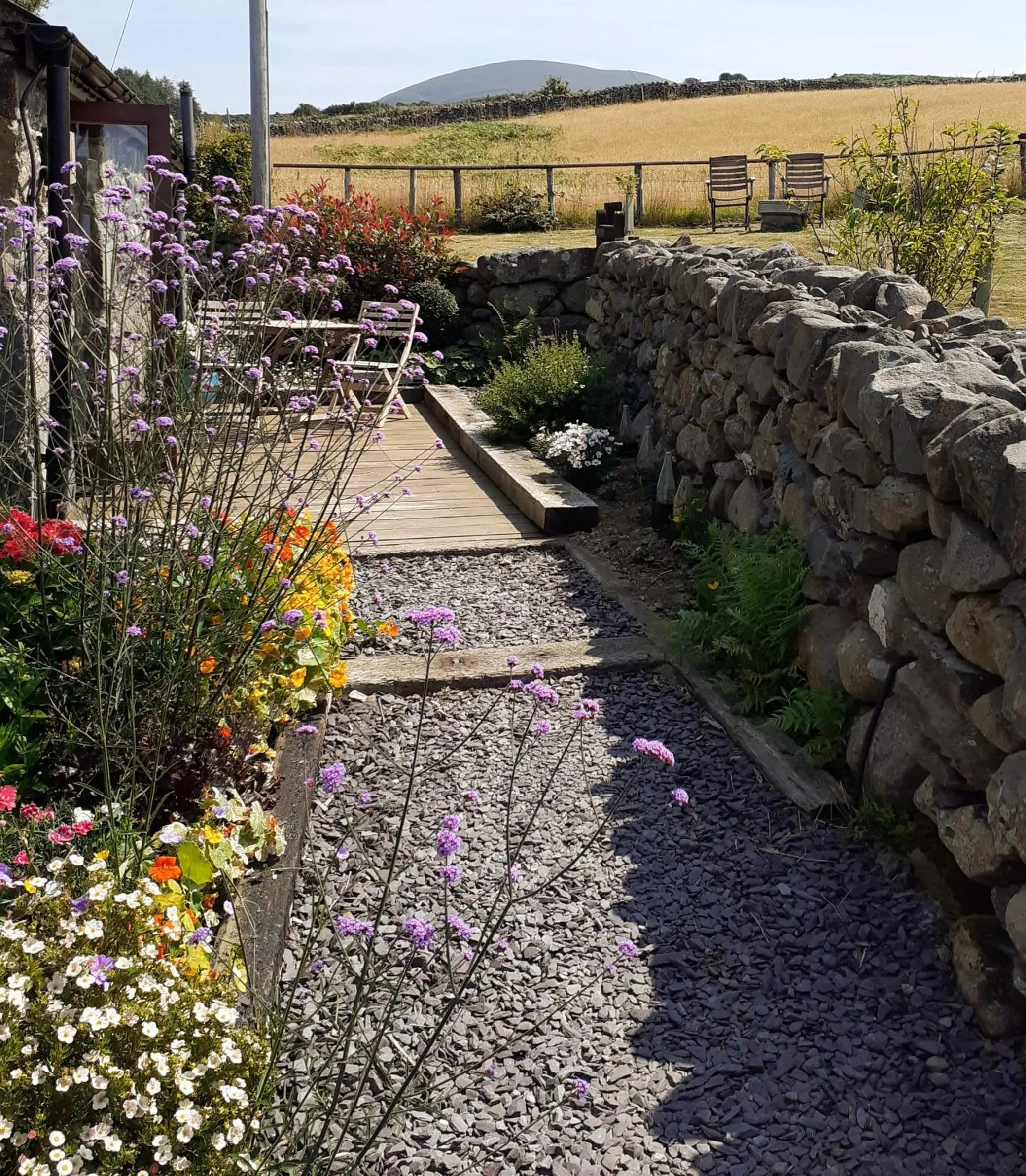 Patio in Bryn Teg Barn