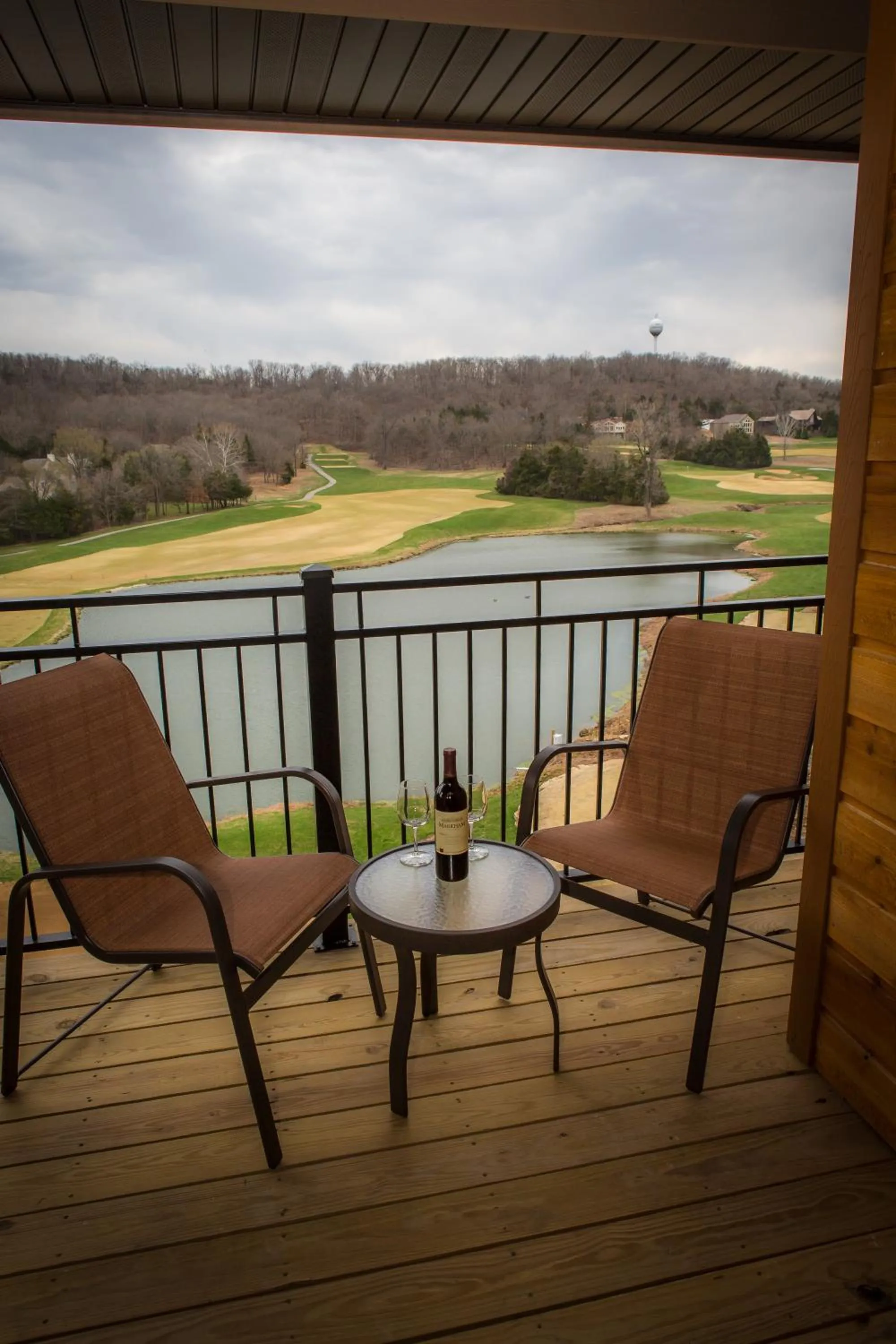 Pool view in The Lodge at Old Kinderhook